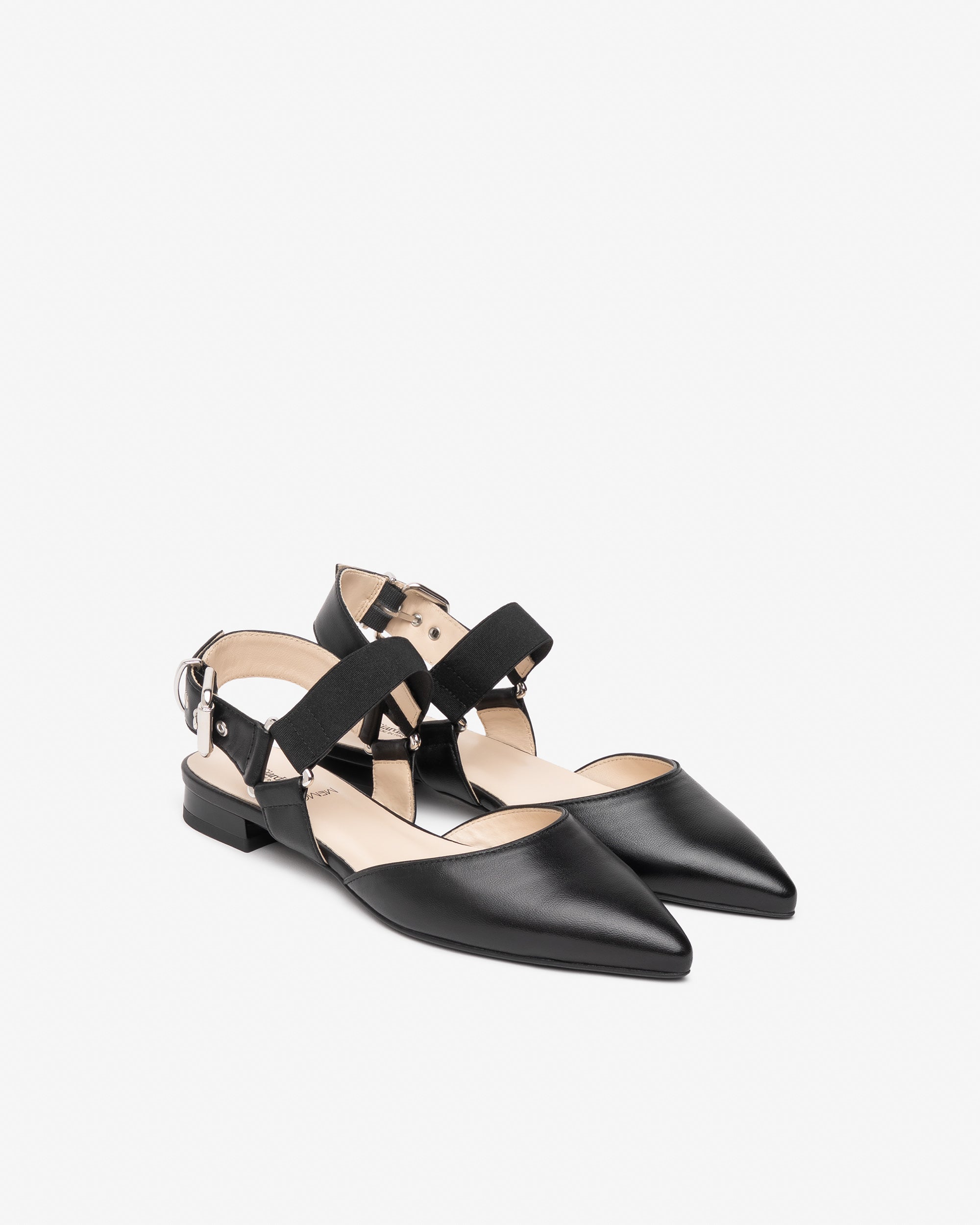 Slingbacks Dames in Leder