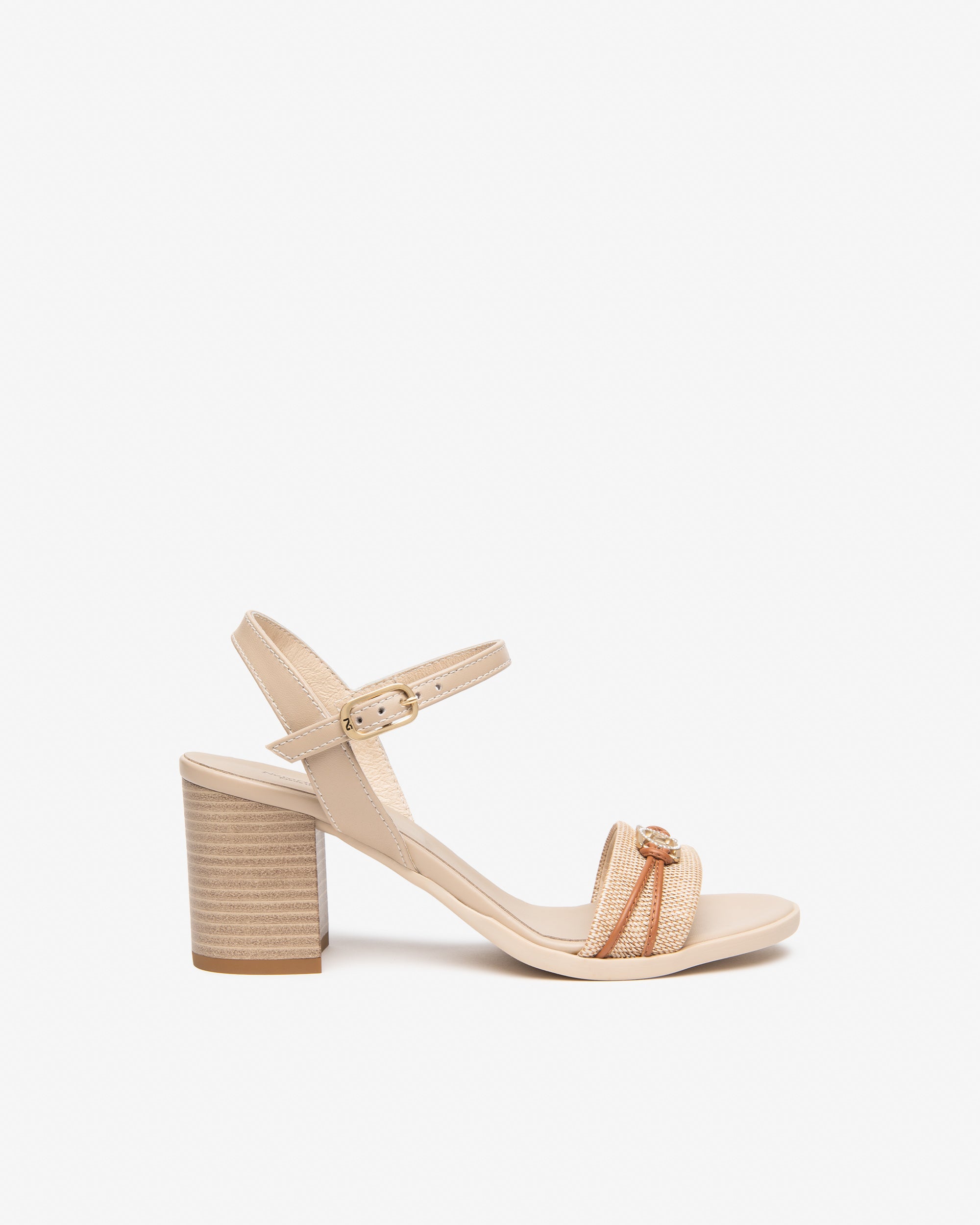 Sandales Femme en Cuir et Toile