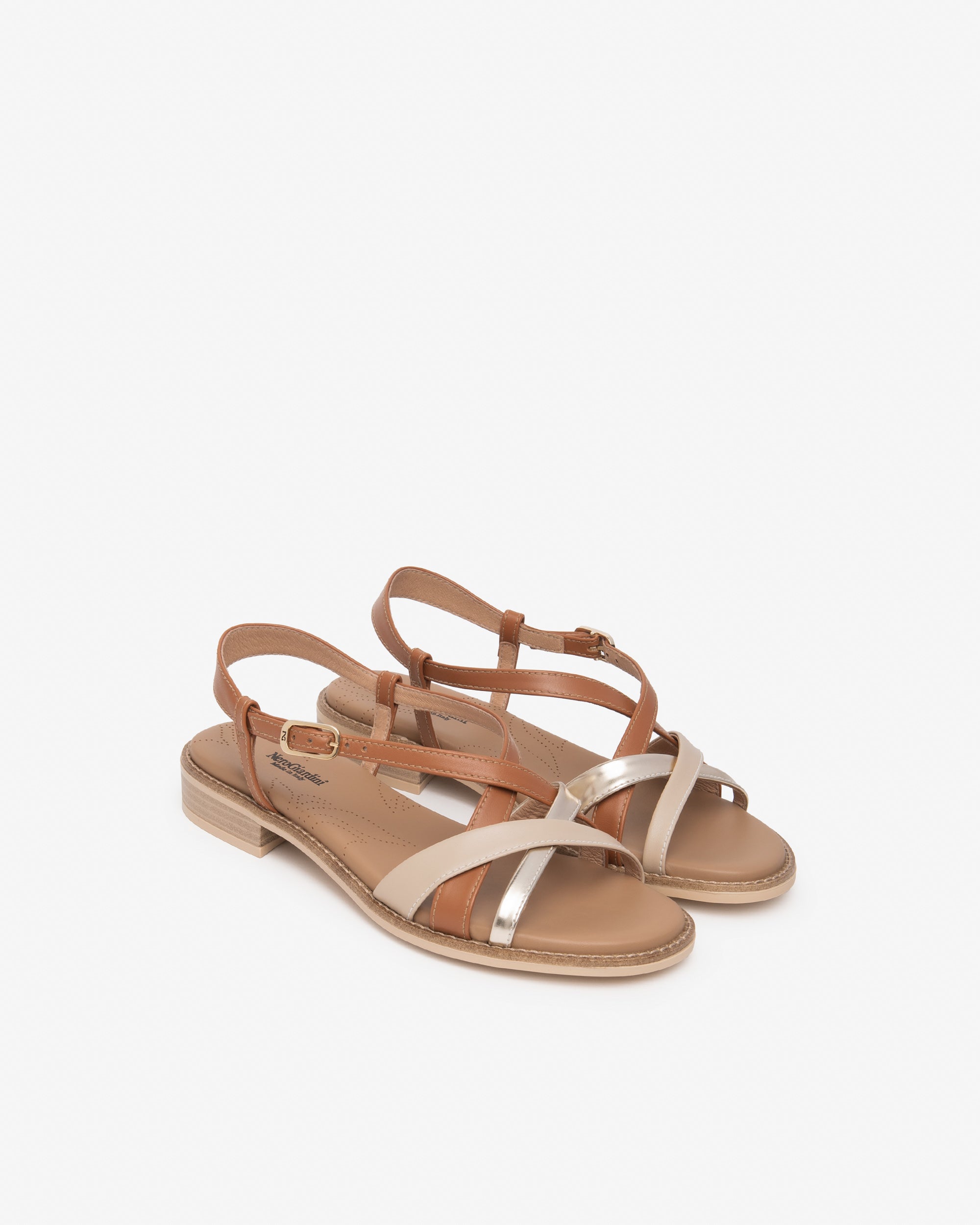 Sandali Donna in Pelle e Materiale Tecnico