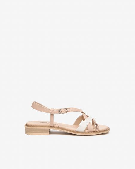 Women’s Leather and Technical Fabric Sandals