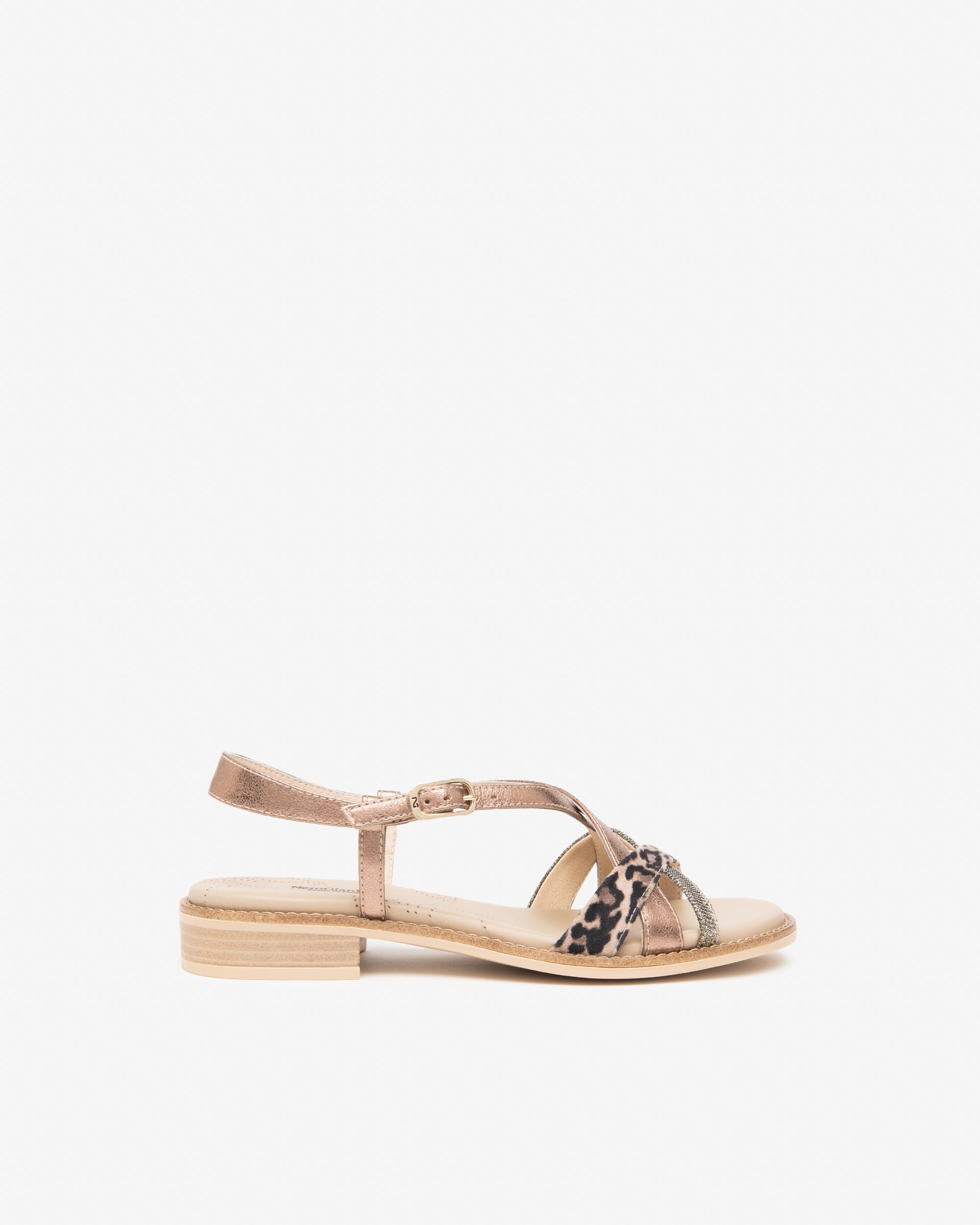 Women’s Leather and Technical Fabric Sandals