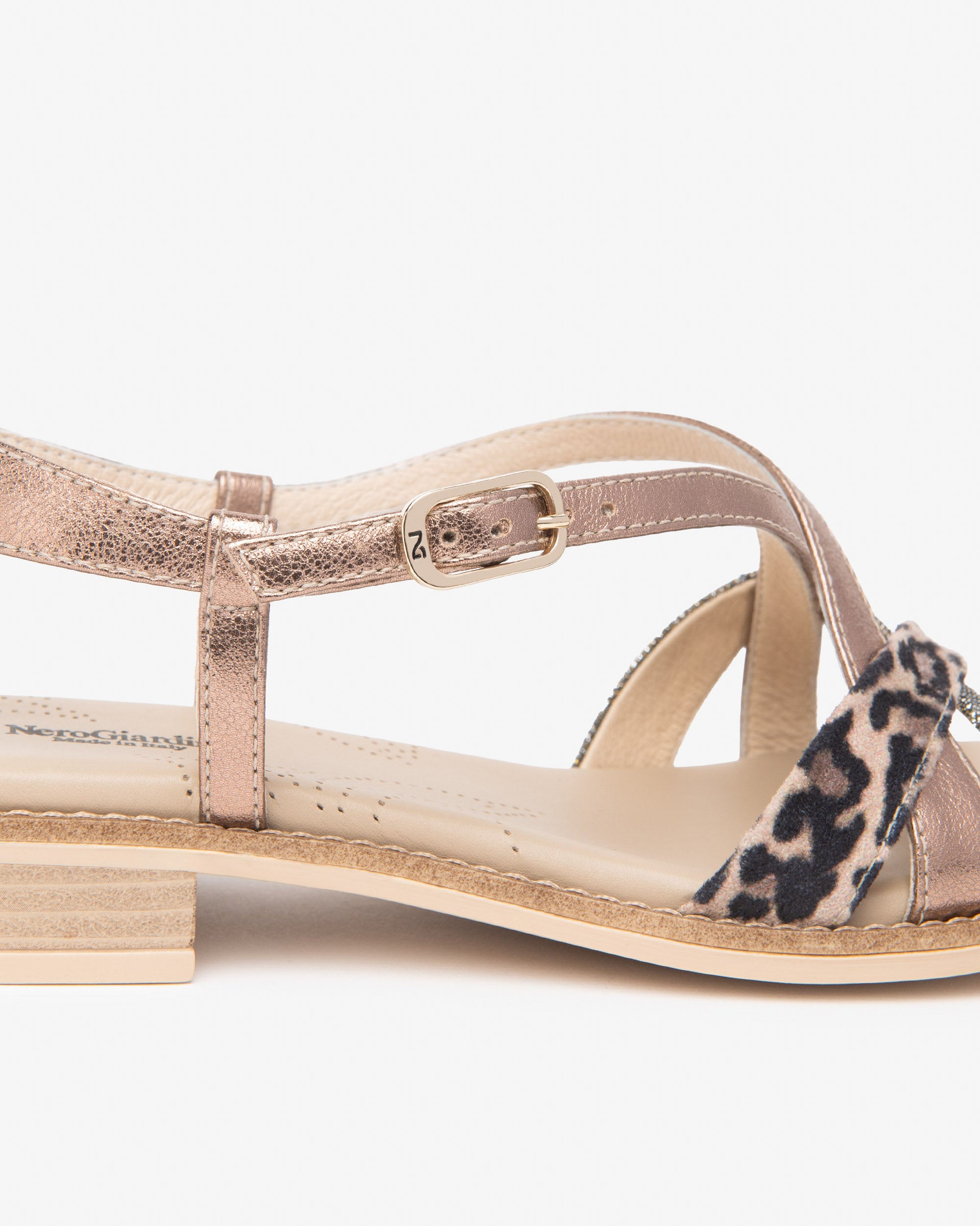 Women’s Leather and Technical Fabric Sandals