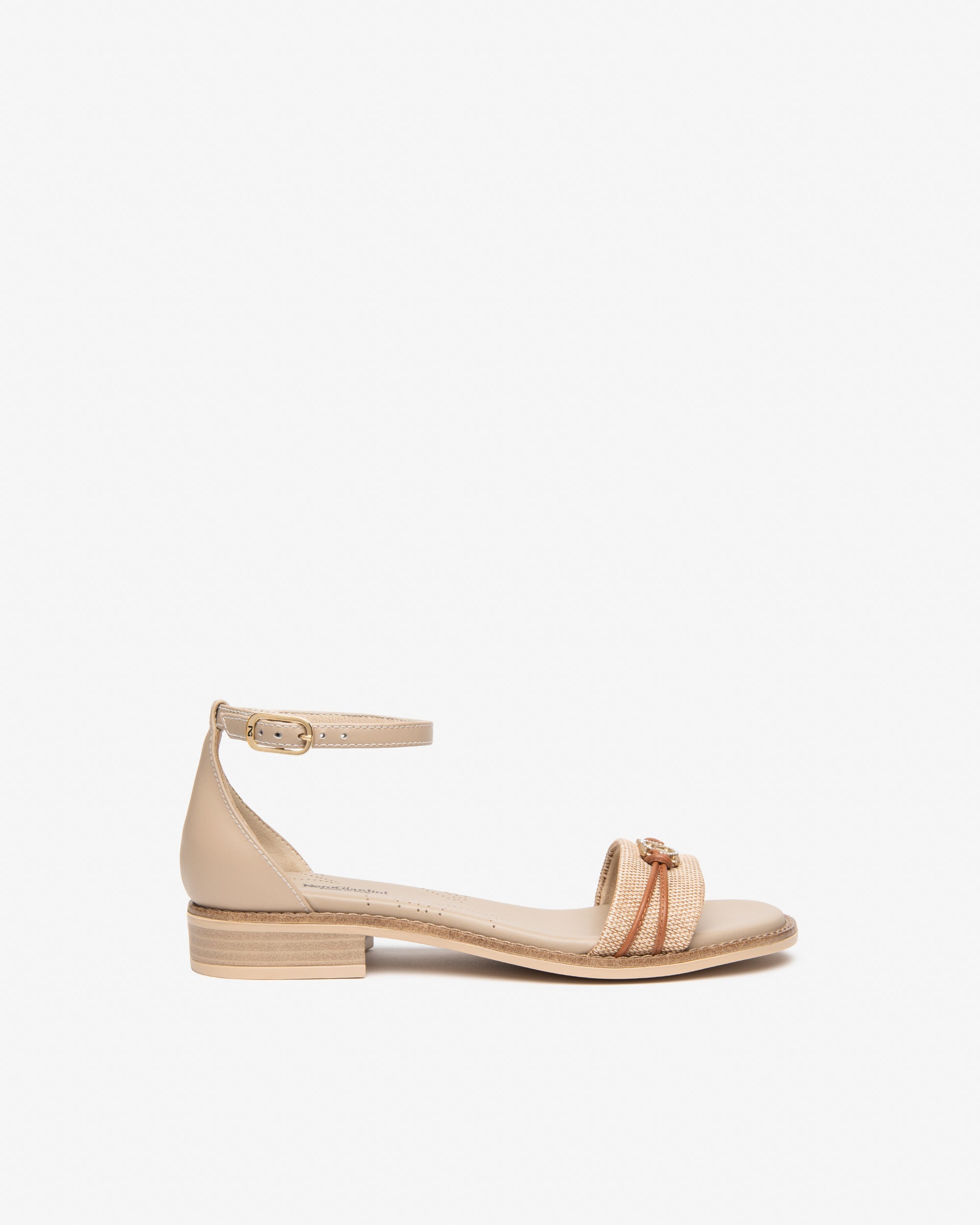 Sandalen Dames in Leder en Canvas