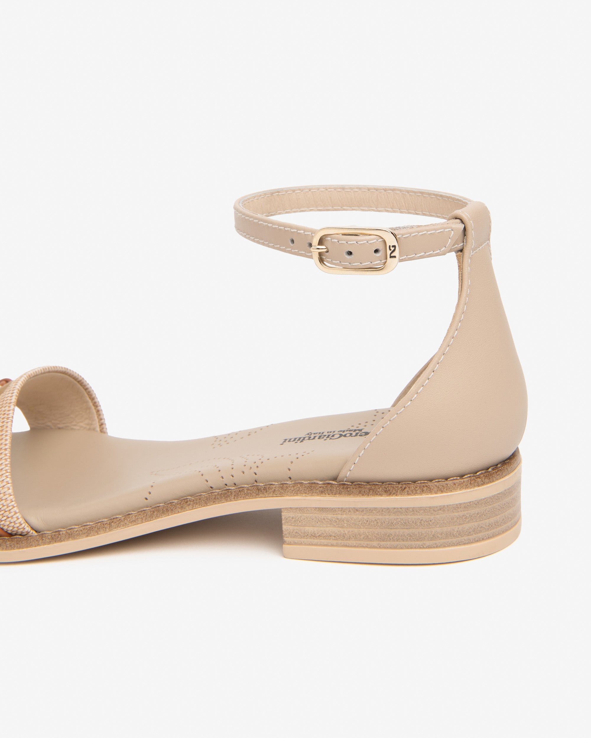 Sandalen Dames in Leder en Canvas