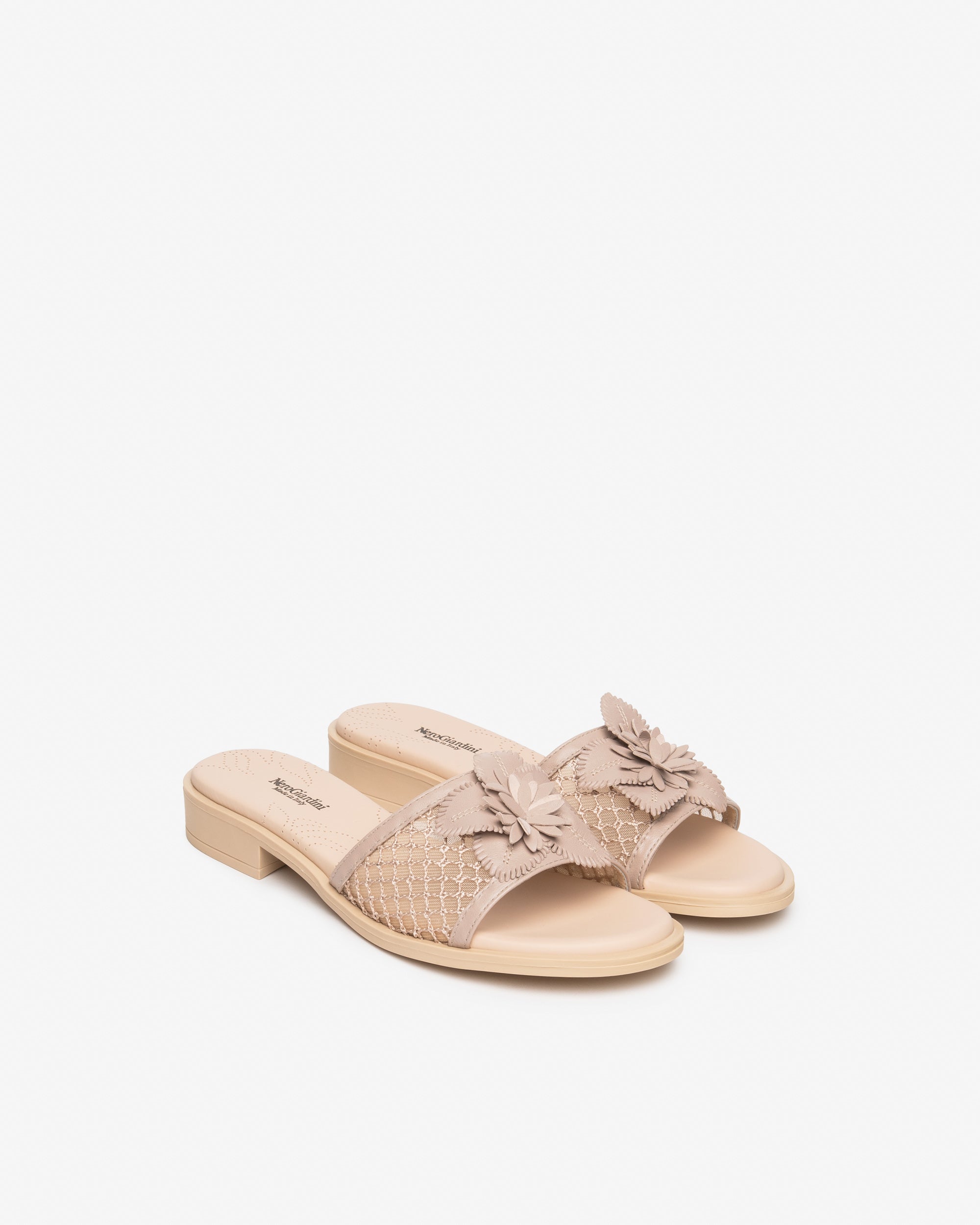 Open muiltjes Dames in Leder en Canvas