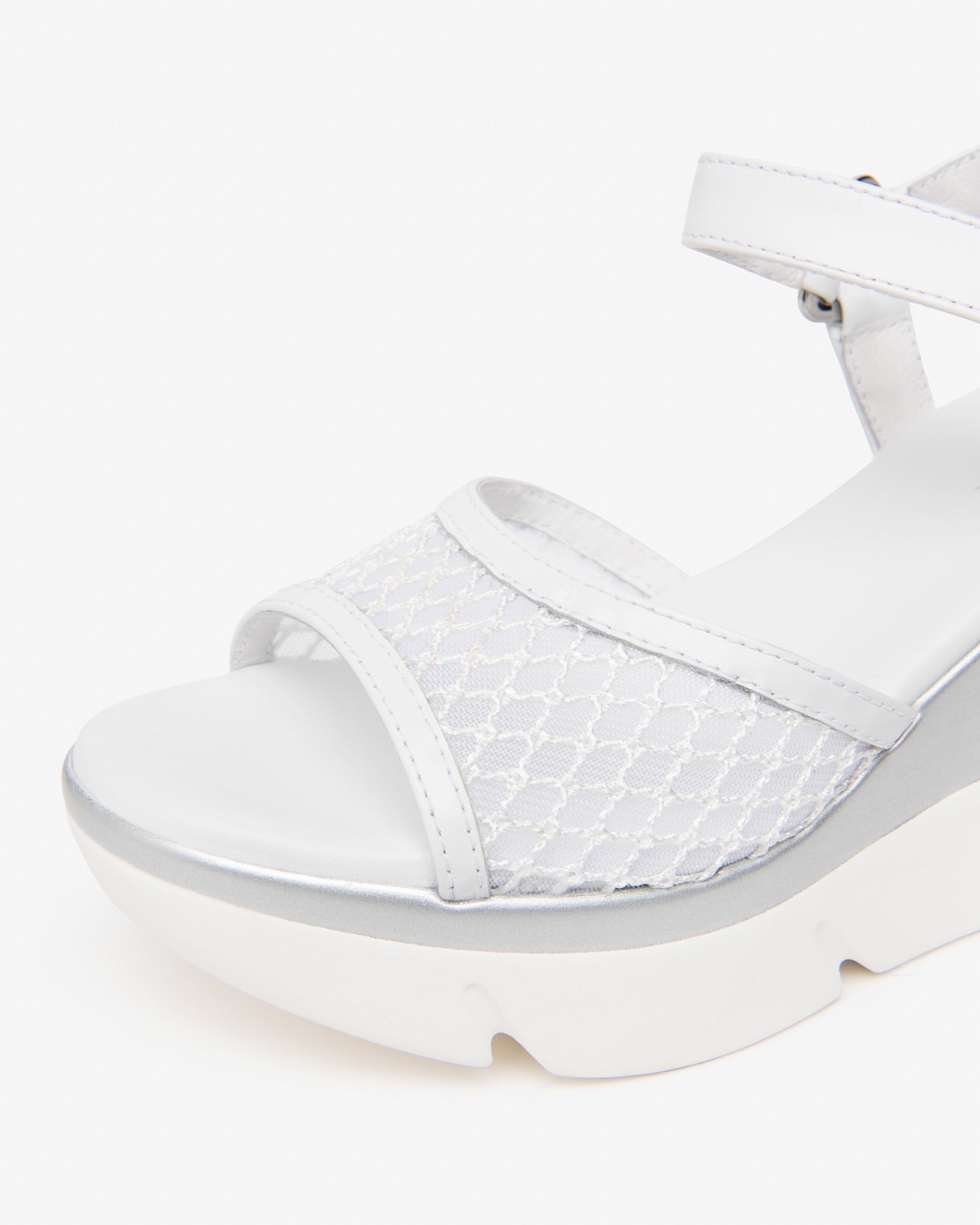 Sandales Femme en Cuir et Toile