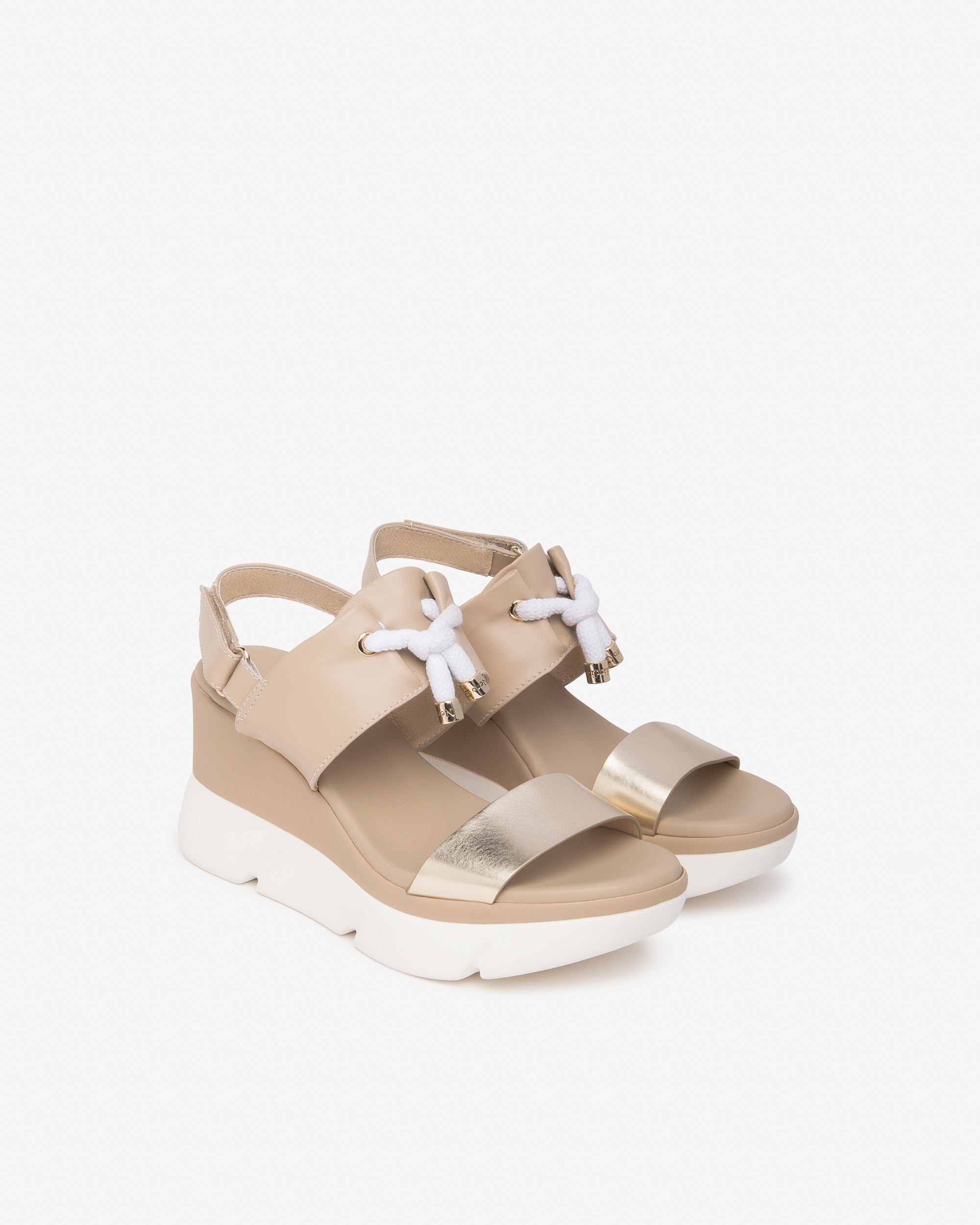 Women’s Leather and Technical Fabric Sandals