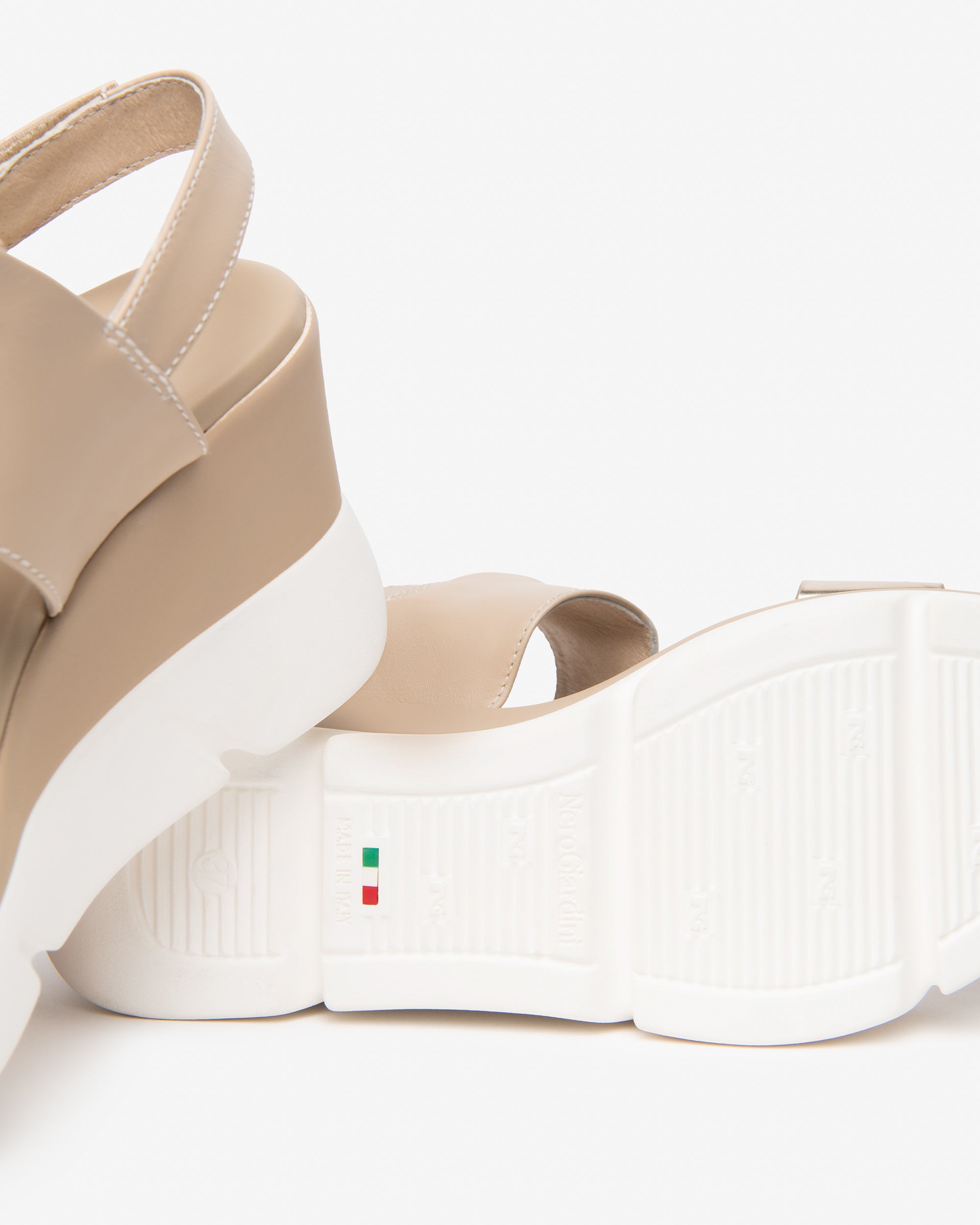 Women’s Leather and Technical Fabric Sandals