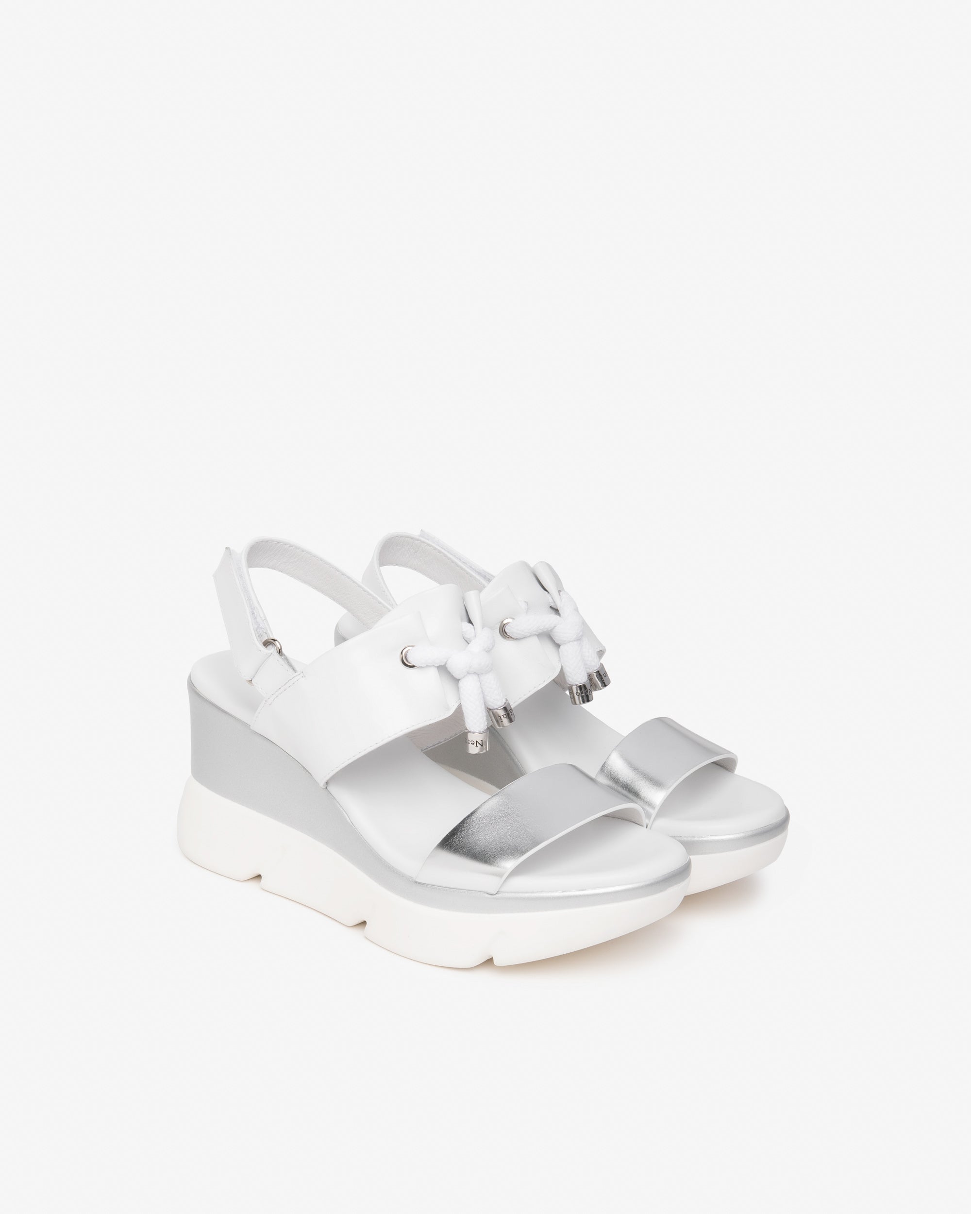 Women’s Leather and Technical Fabric Sandals