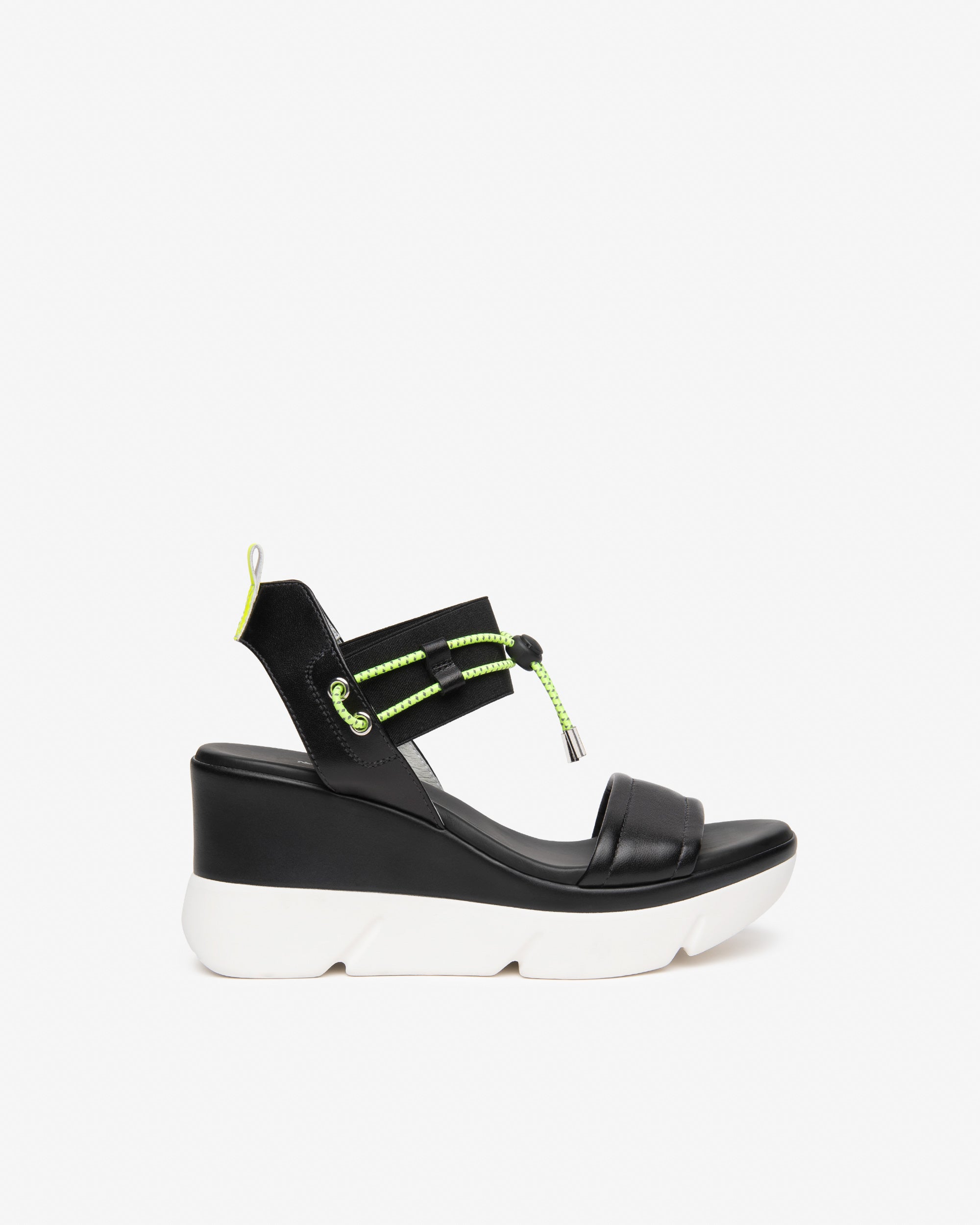 Sandalen Dames in Leder en Technisch Materiaal