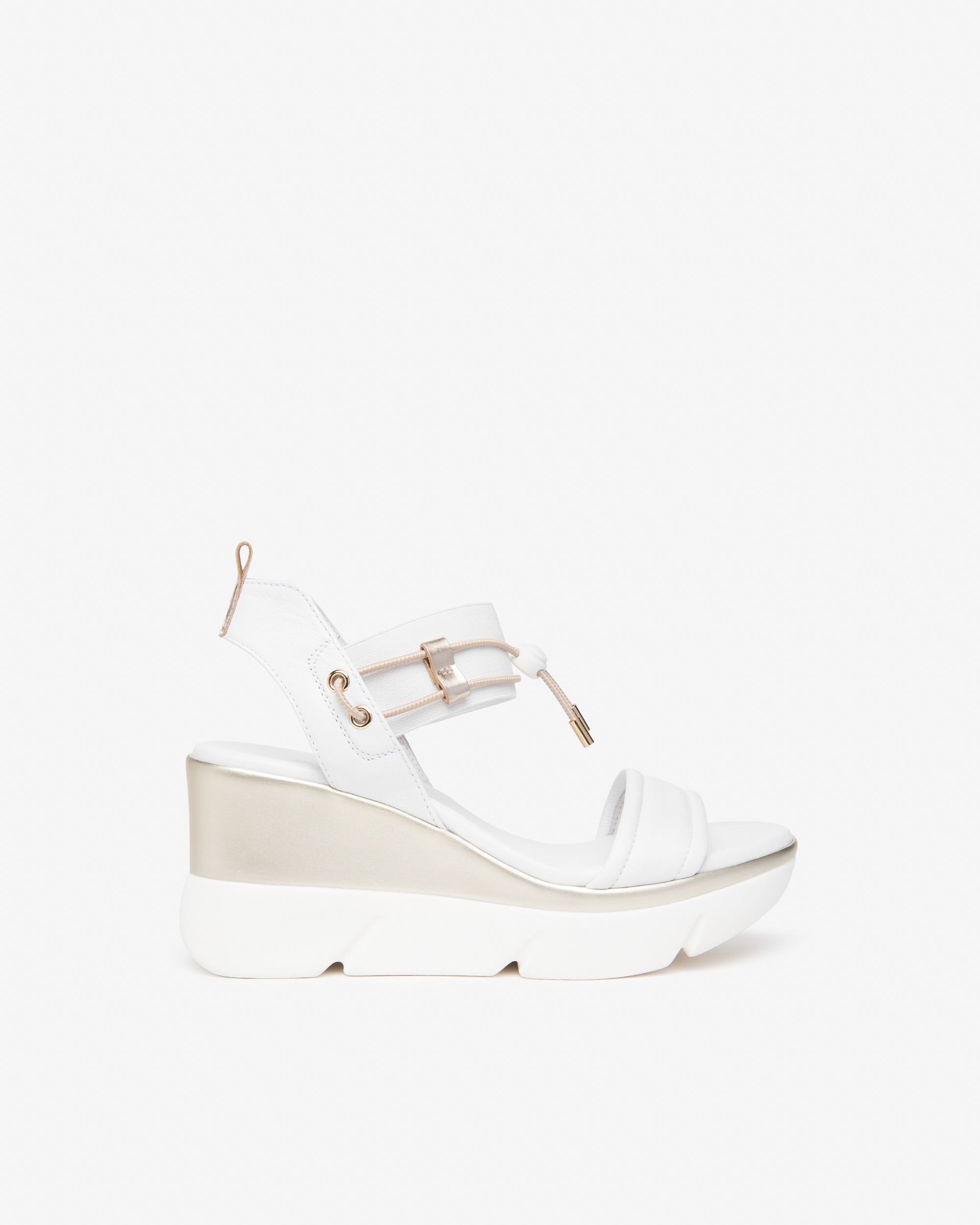 Sandalen Dames in Leder en Technisch Materiaal