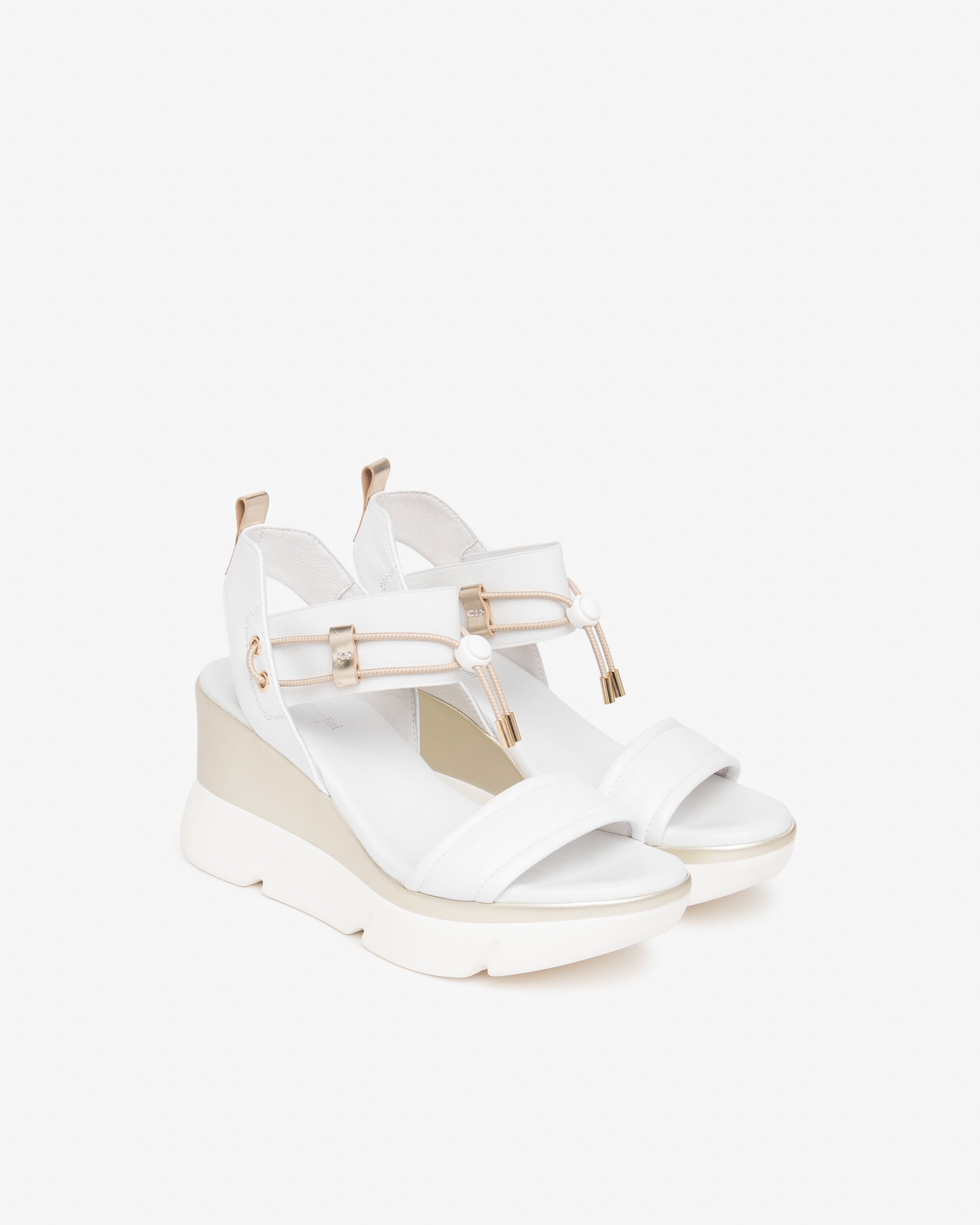 Sandalen Dames in Leder en Technisch Materiaal