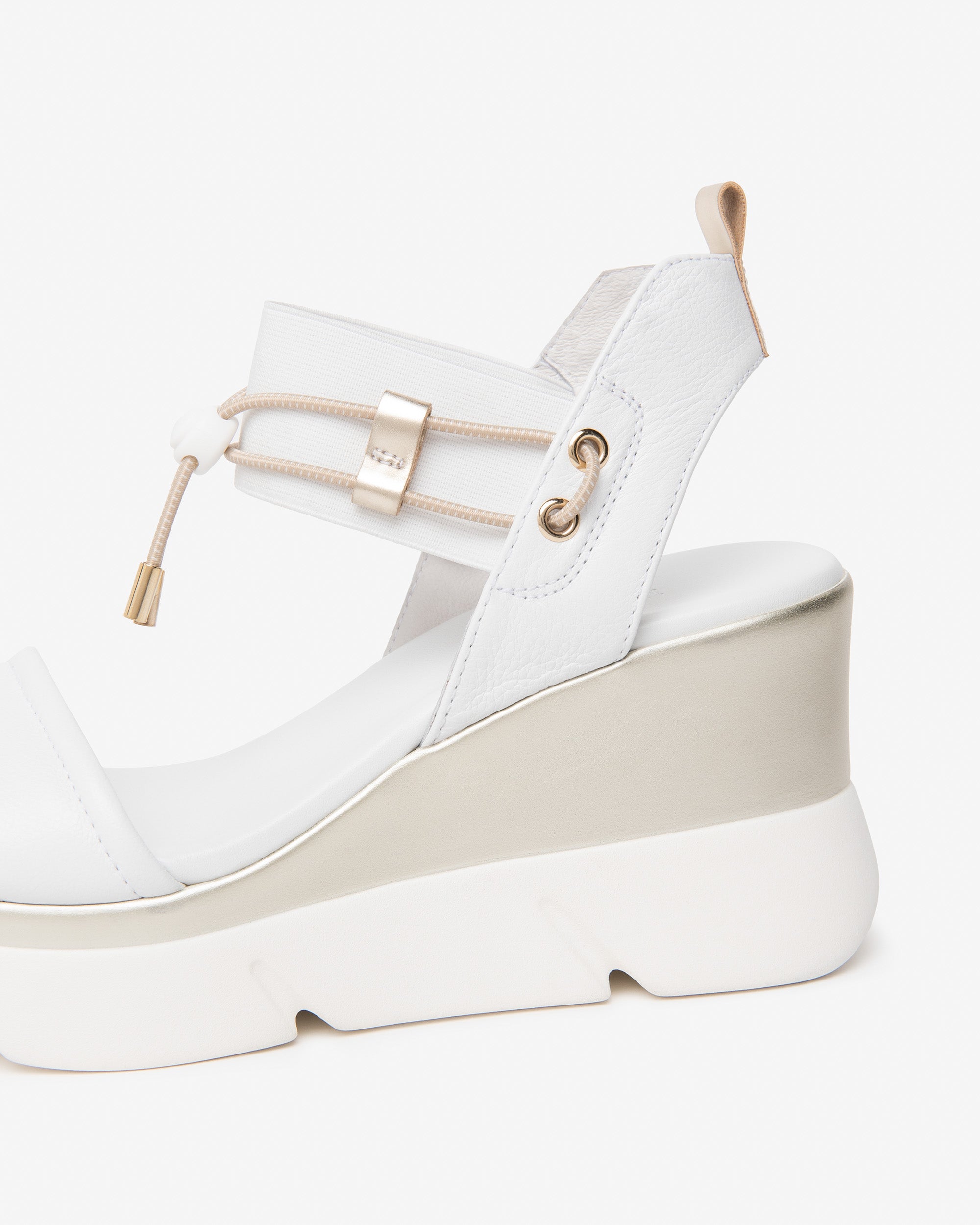 Sandalen Dames in Leder en Technisch Materiaal