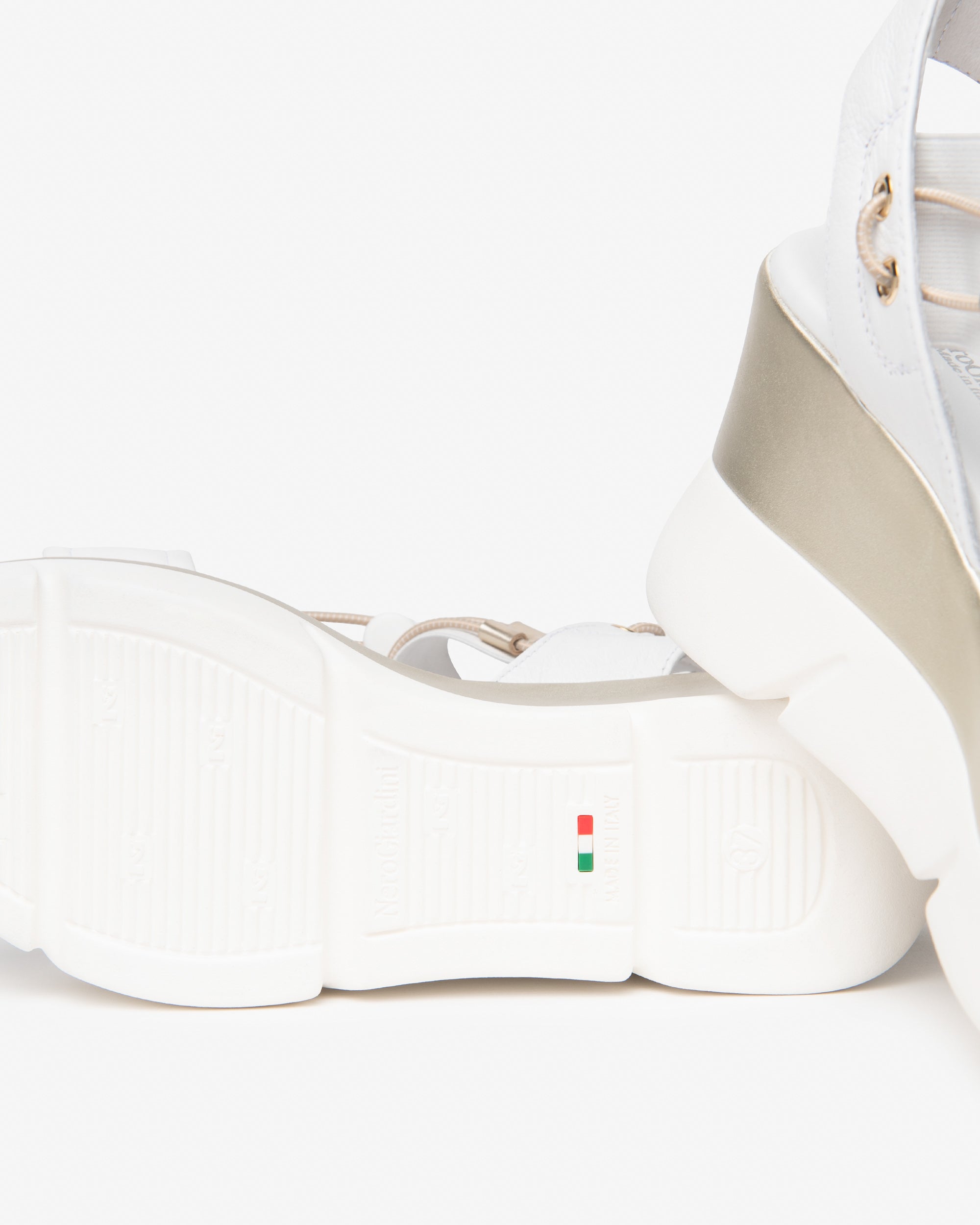 Sandalen Dames in Leder en Technisch Materiaal