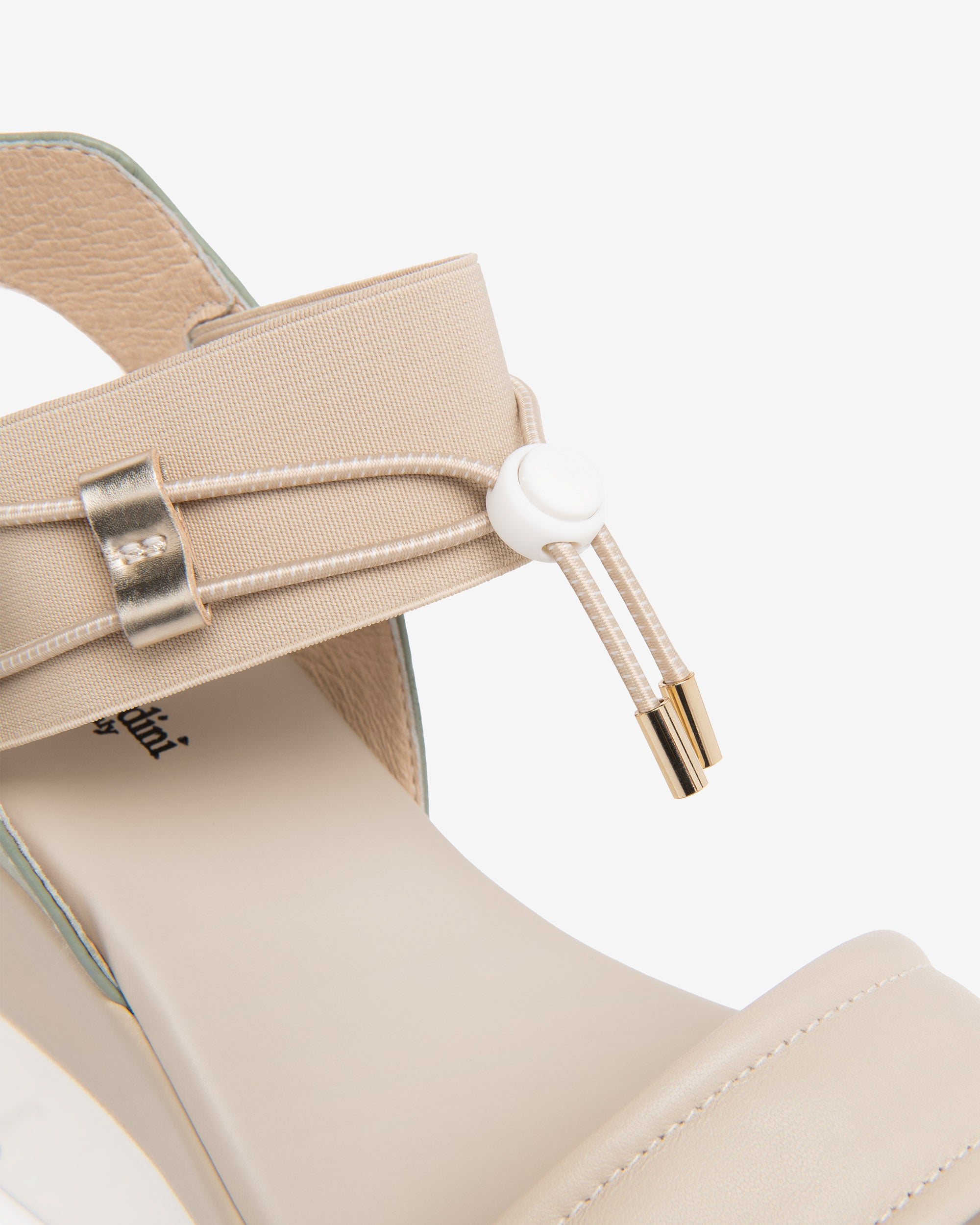 Sandalen Dames in Leder en Technisch Materiaal