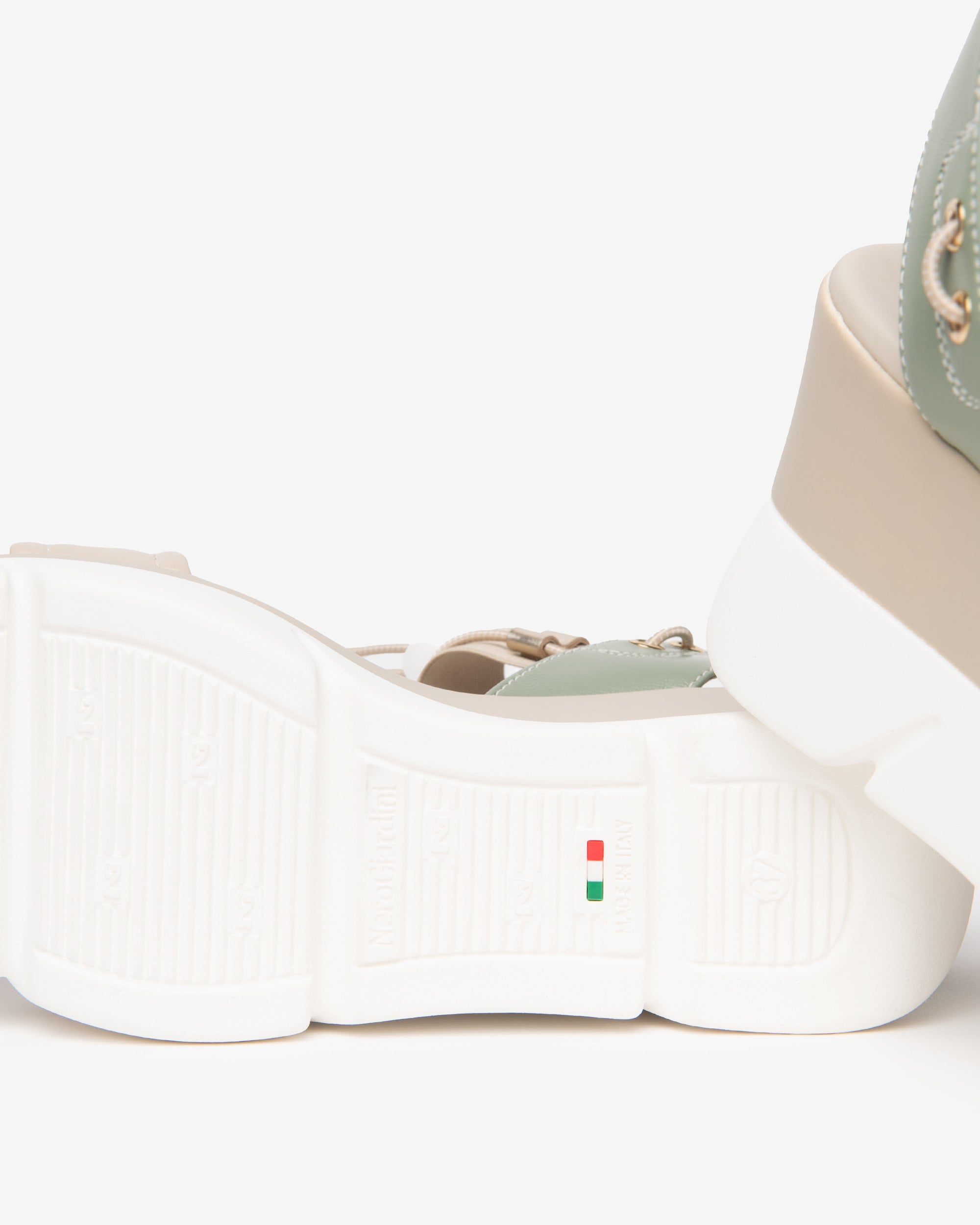 Sandalen Dames in Leder en Technisch Materiaal