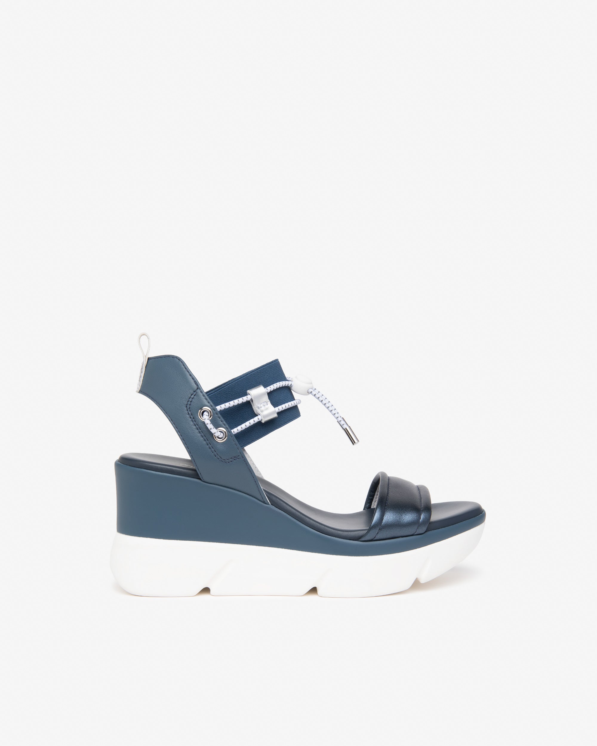 Sandalen Dames in Leder en Technisch Materiaal