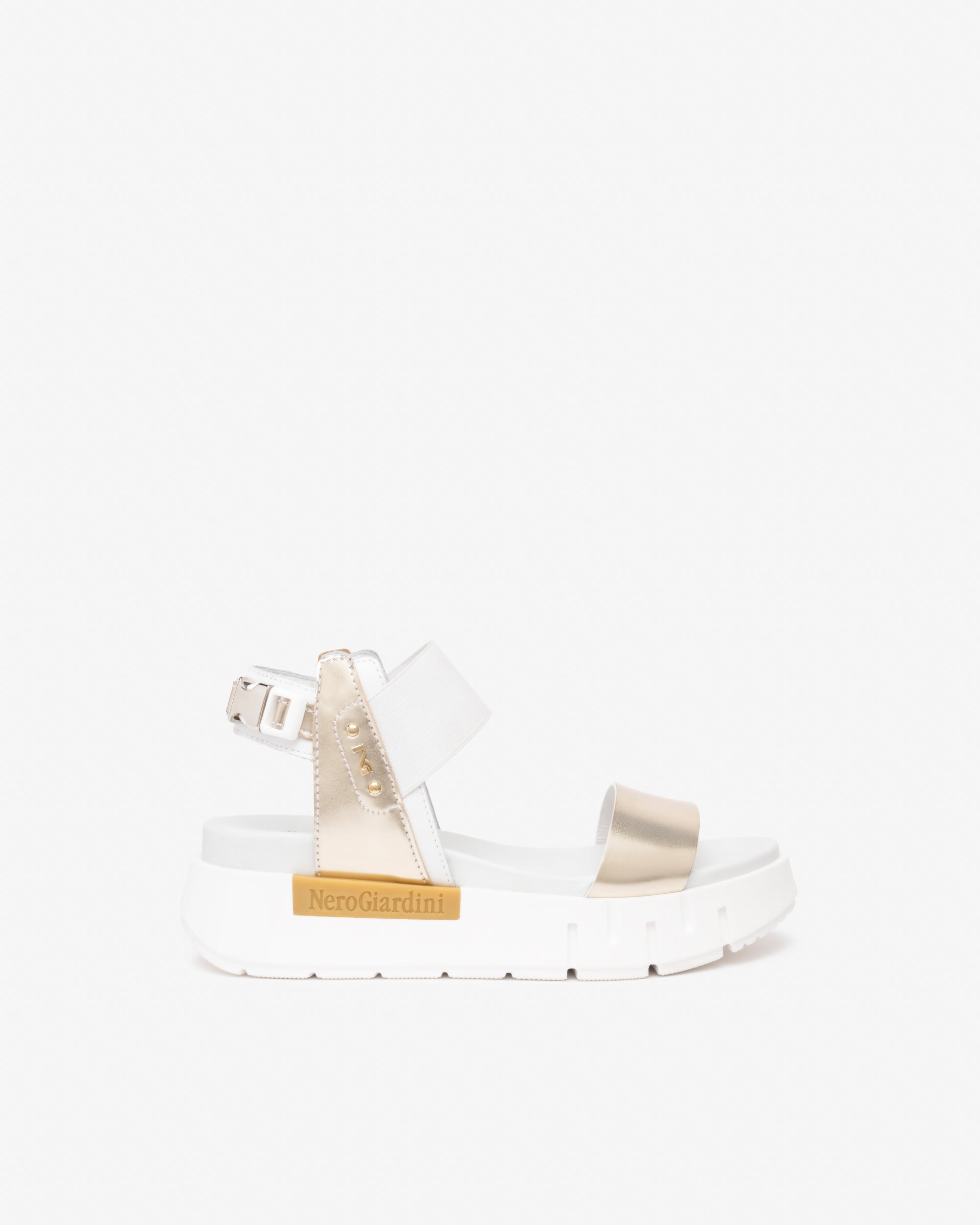 Sandalen Dames in Leder en Technisch Materiaal
