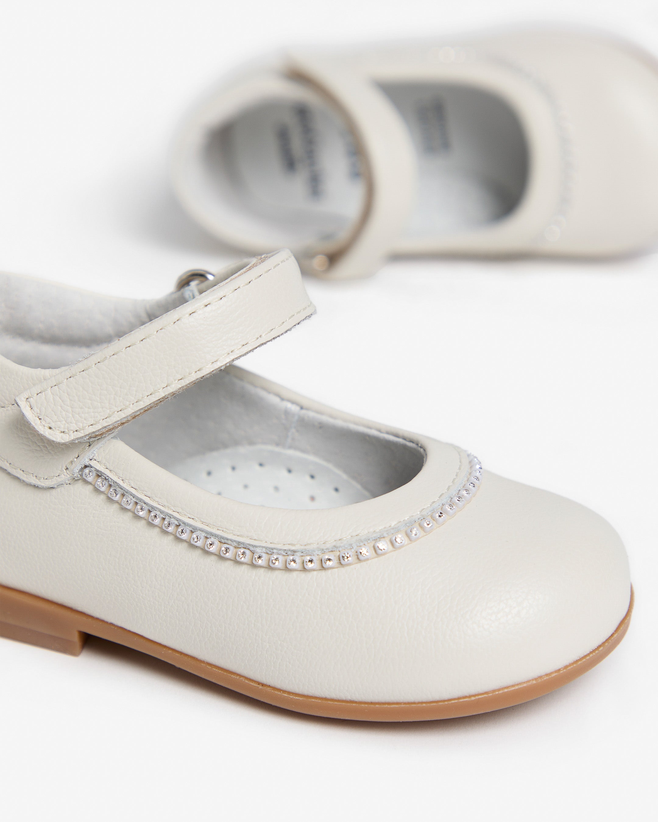 Junior Leather Ballerina Shoes for Girls