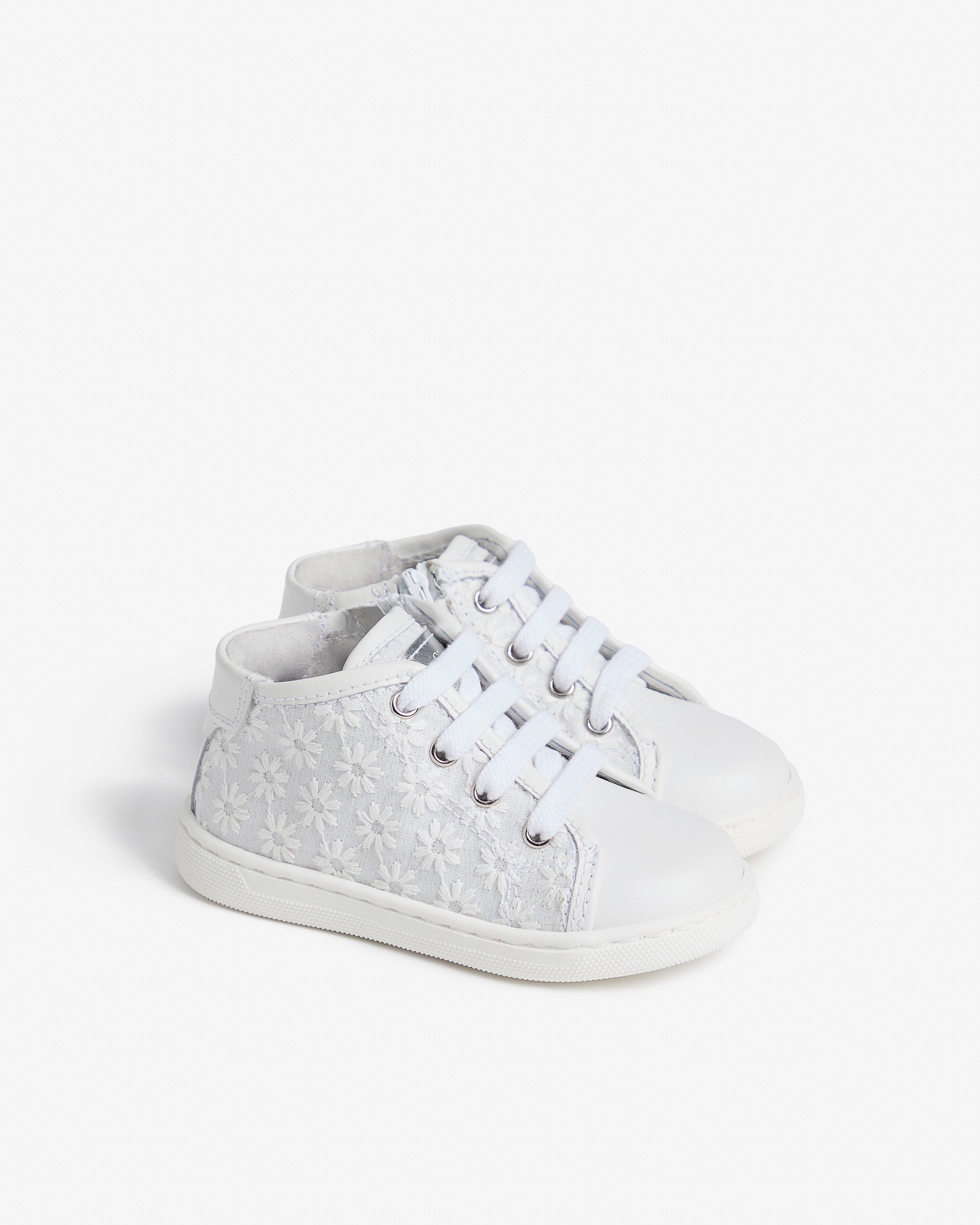 Sneakers Junior voor Meisje in Textiel, Leder en Technisch Materiaal