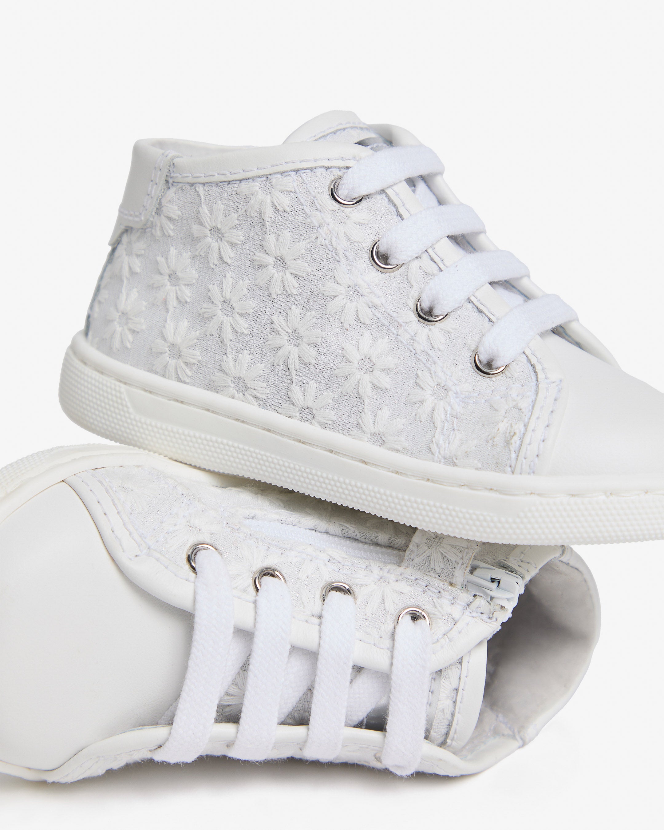 Sneakers Junior voor Meisje in Textiel, Leder en Technisch Materiaal