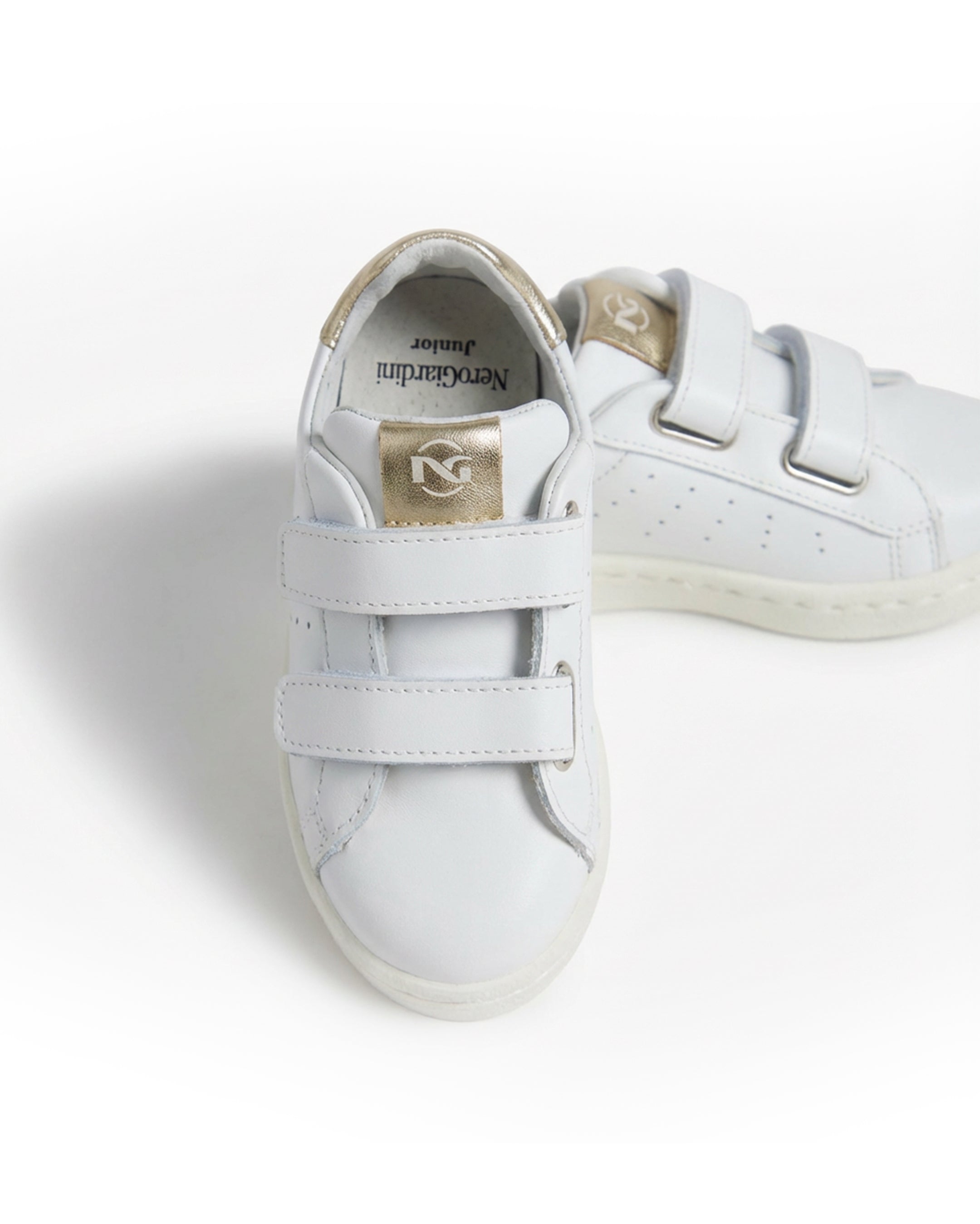 Sneakers Junior da Bambina in Pelle e Materiale Tecnico