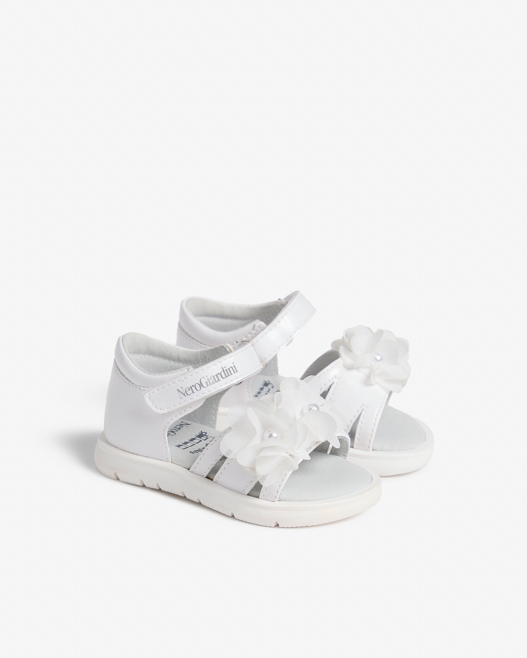 Sandalen Junior voor Meisje in Leder en Technisch Materiaal