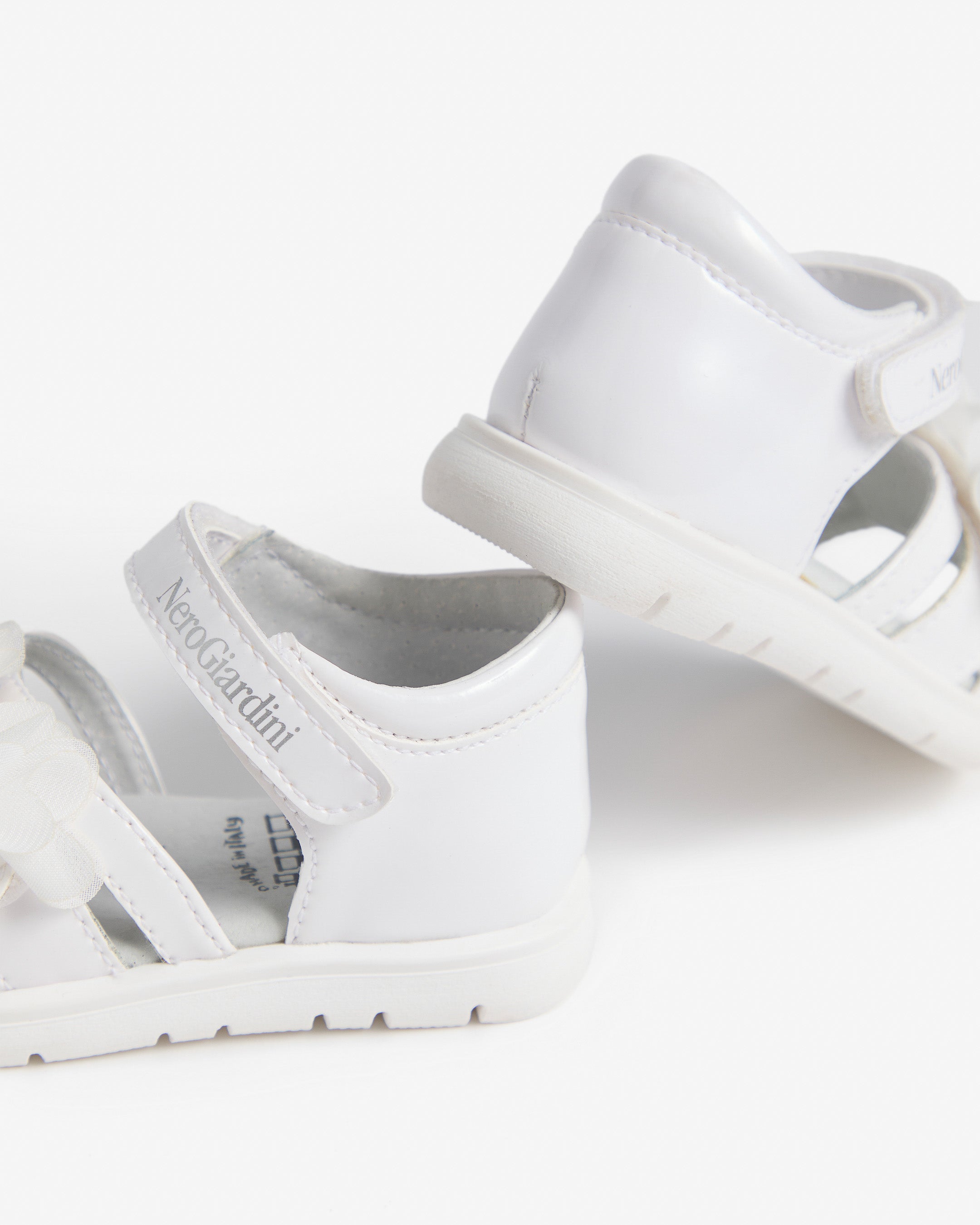 Sandalen Junior voor Meisje in Leder en Technisch Materiaal