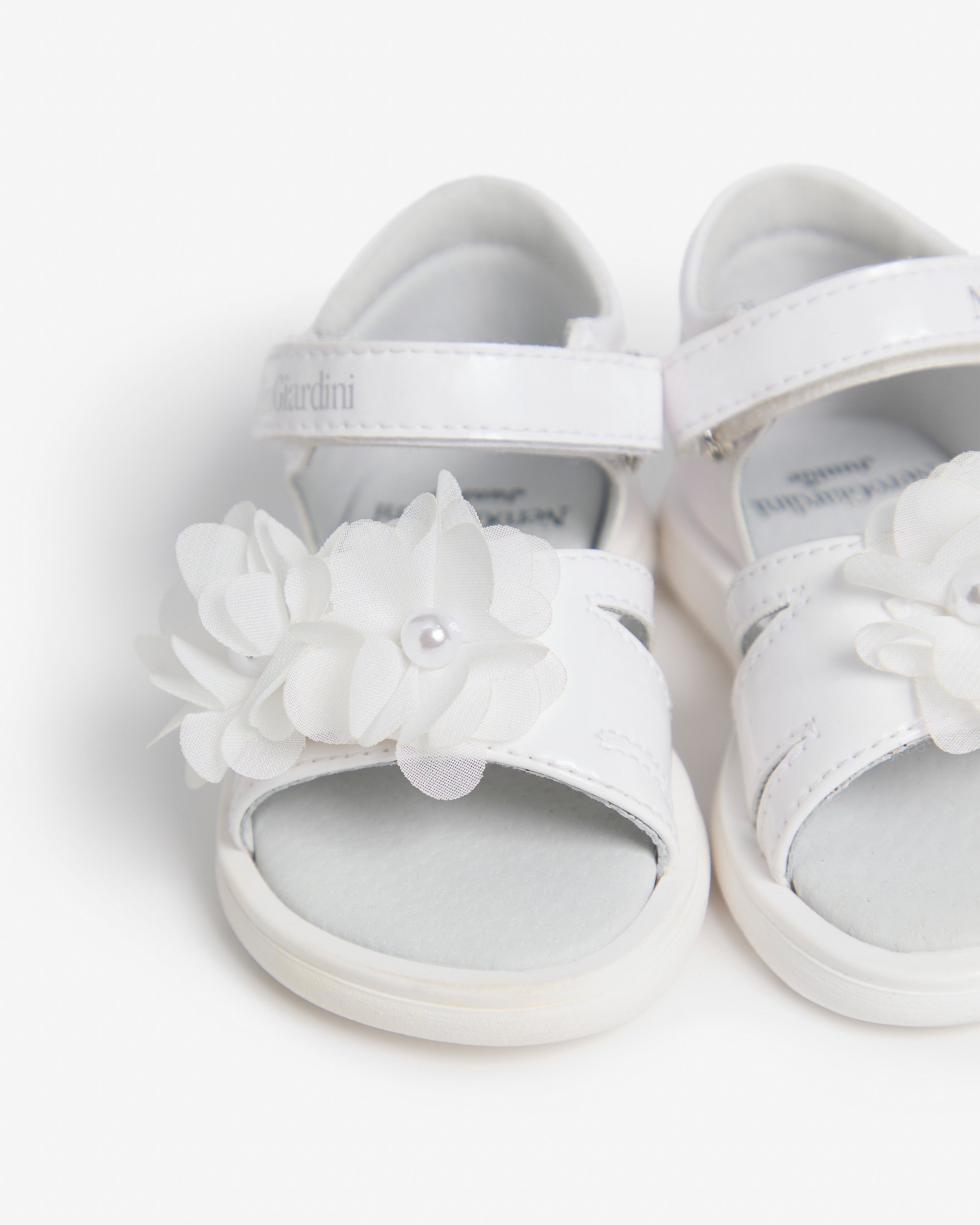 Sandalen Junior voor Meisje in Leder en Technisch Materiaal