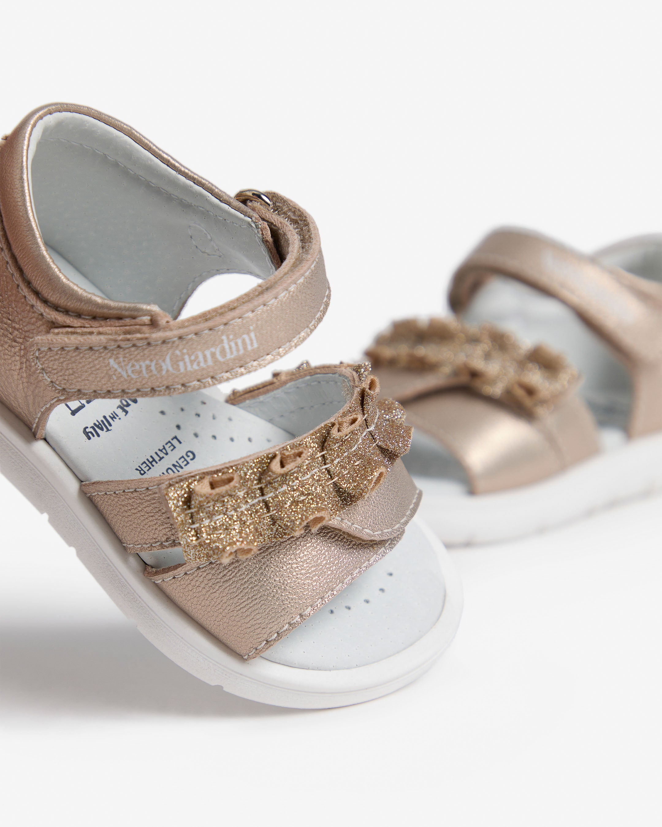Sandalen Junior voor Meisje in Leder