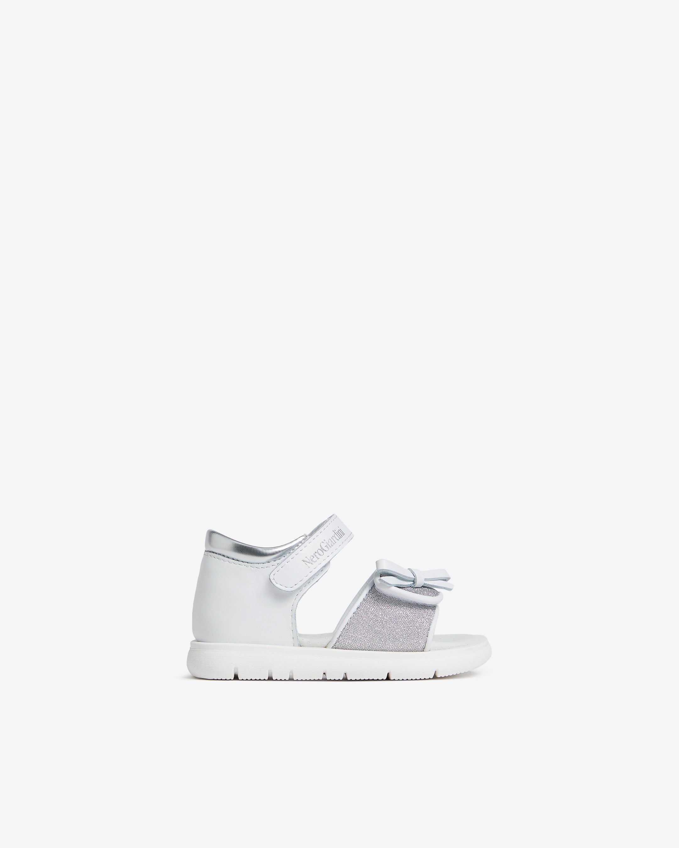 Junior Technical Fabric and Leather Sandals for Girls