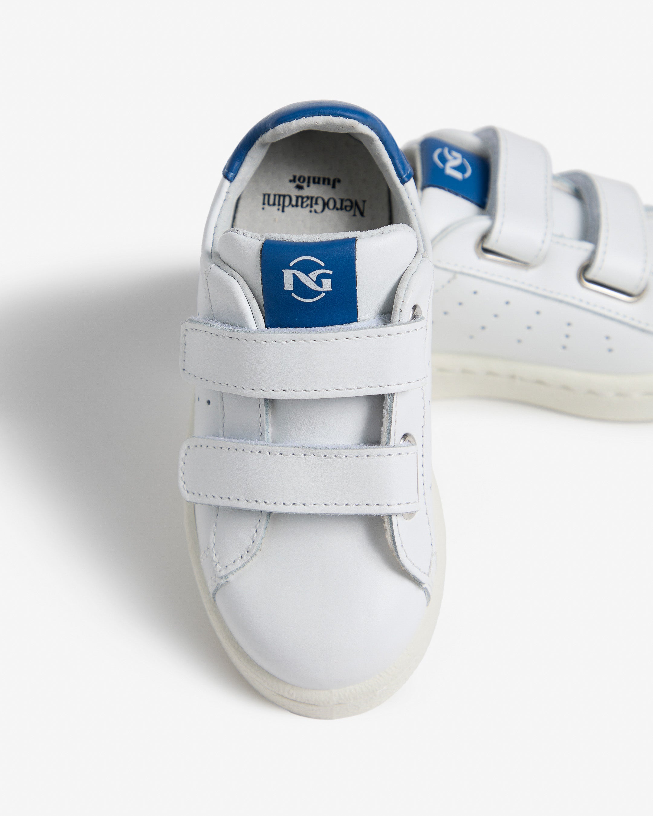 Junior Technical Fabric and Leather Sneakers for Boys