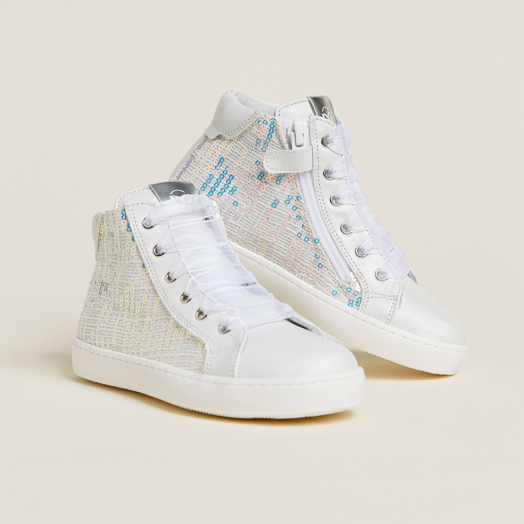 Sneakers Junior voor Meisje in Textiel en Technisch Materiaal