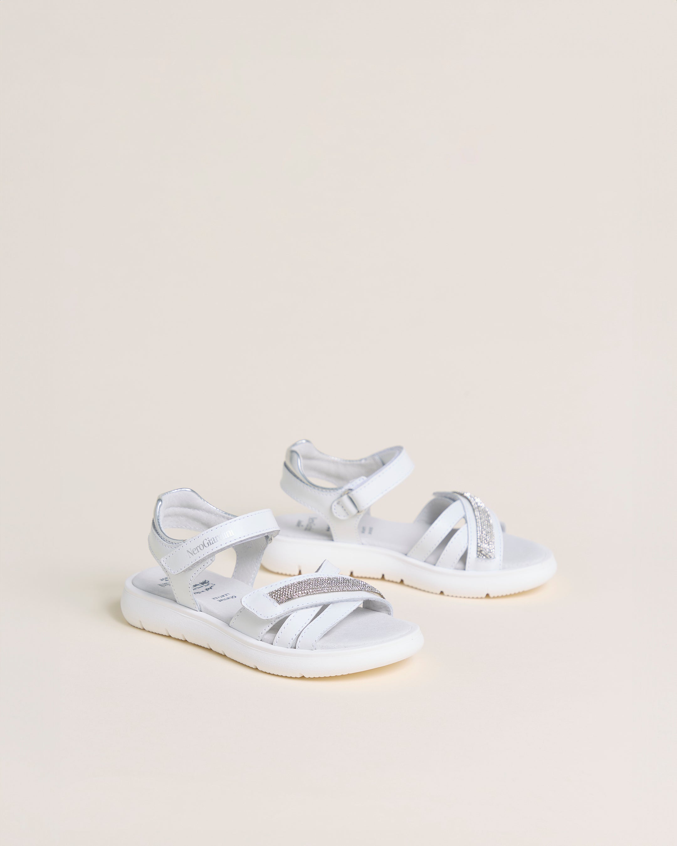 Sandali Junior da Bambina in Pelle e Materiale Tecnico