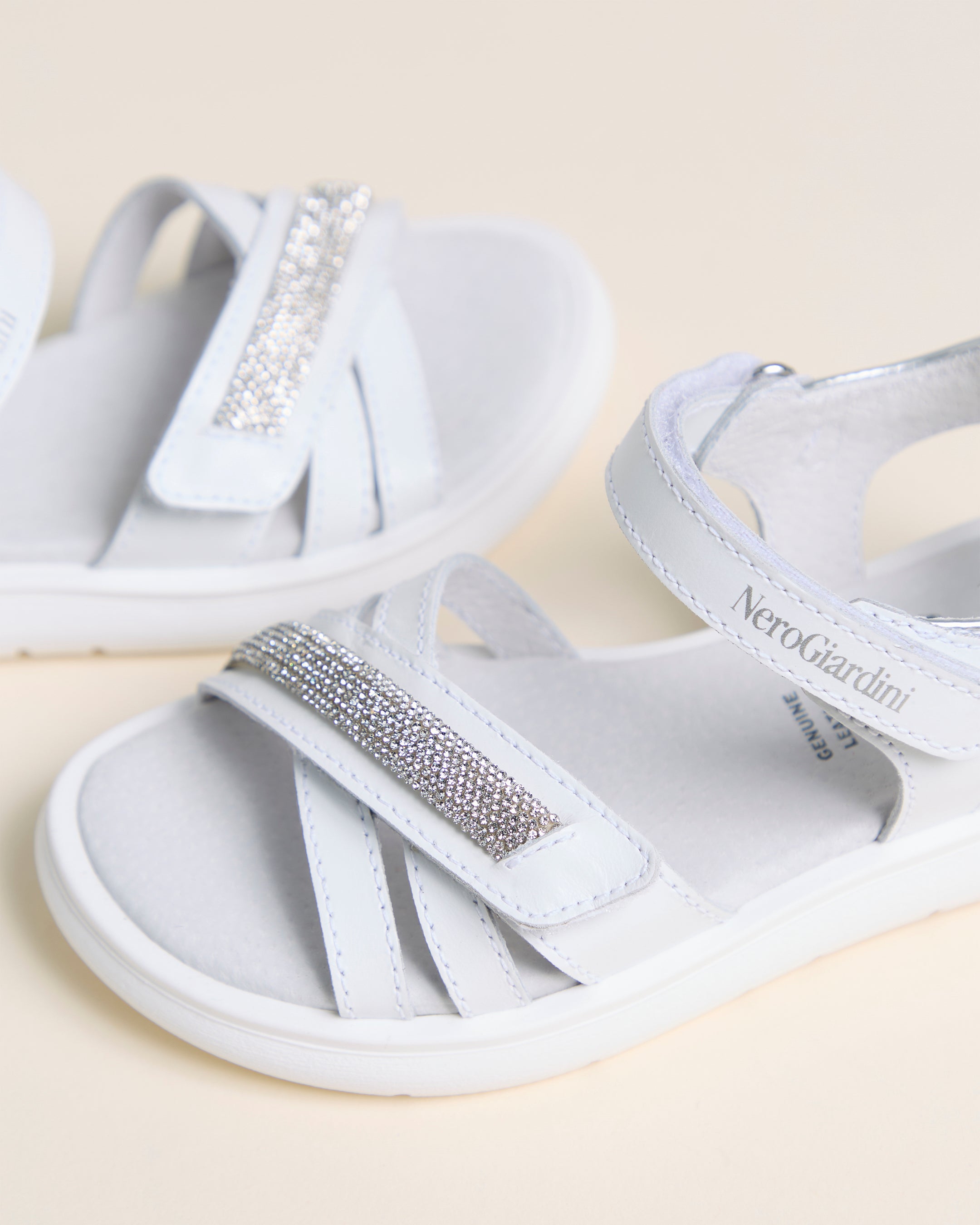 Sandali Junior da Bambina in Pelle e Materiale Tecnico