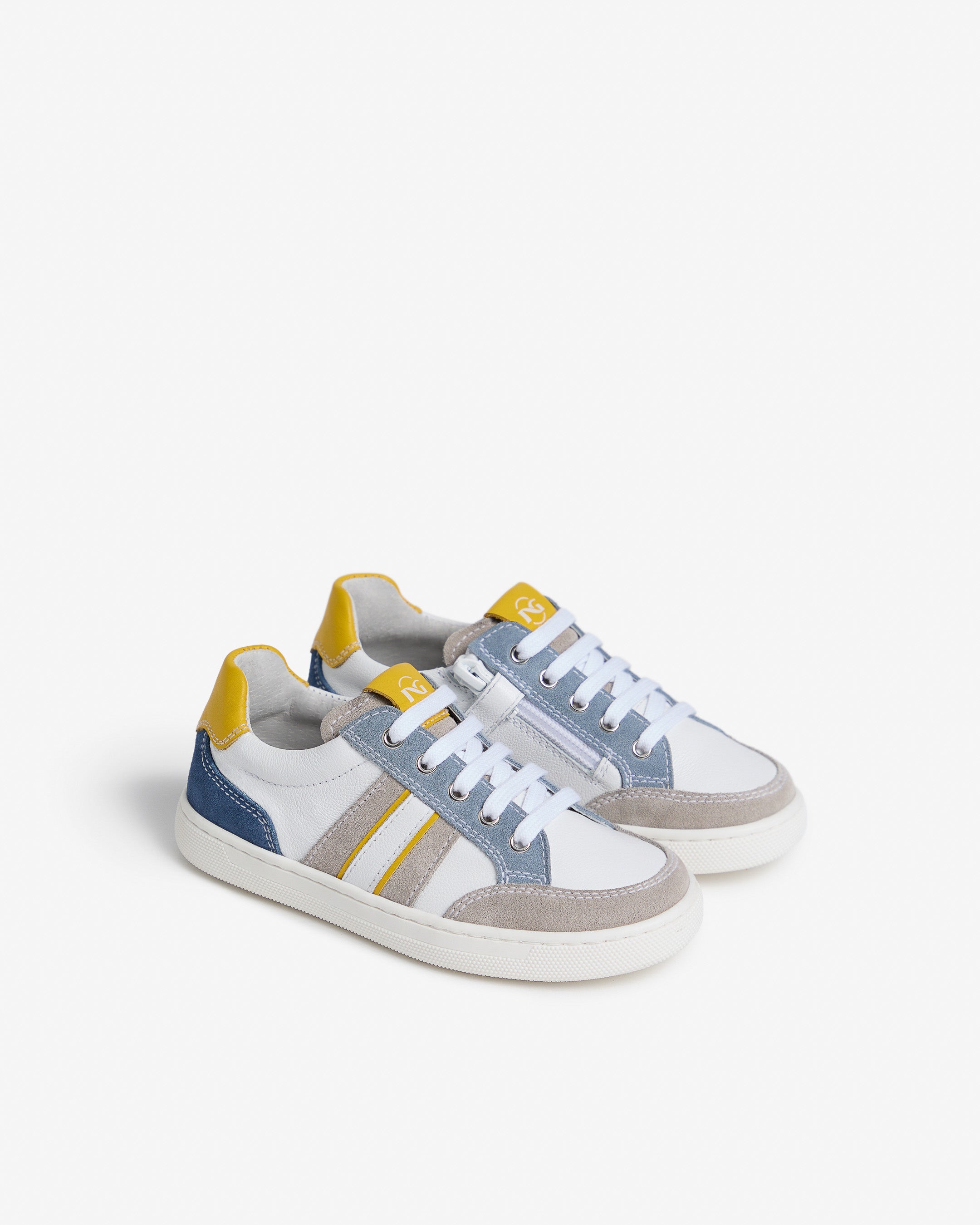 Sneakers Junior da Bambino in Pelle e Camoscio
