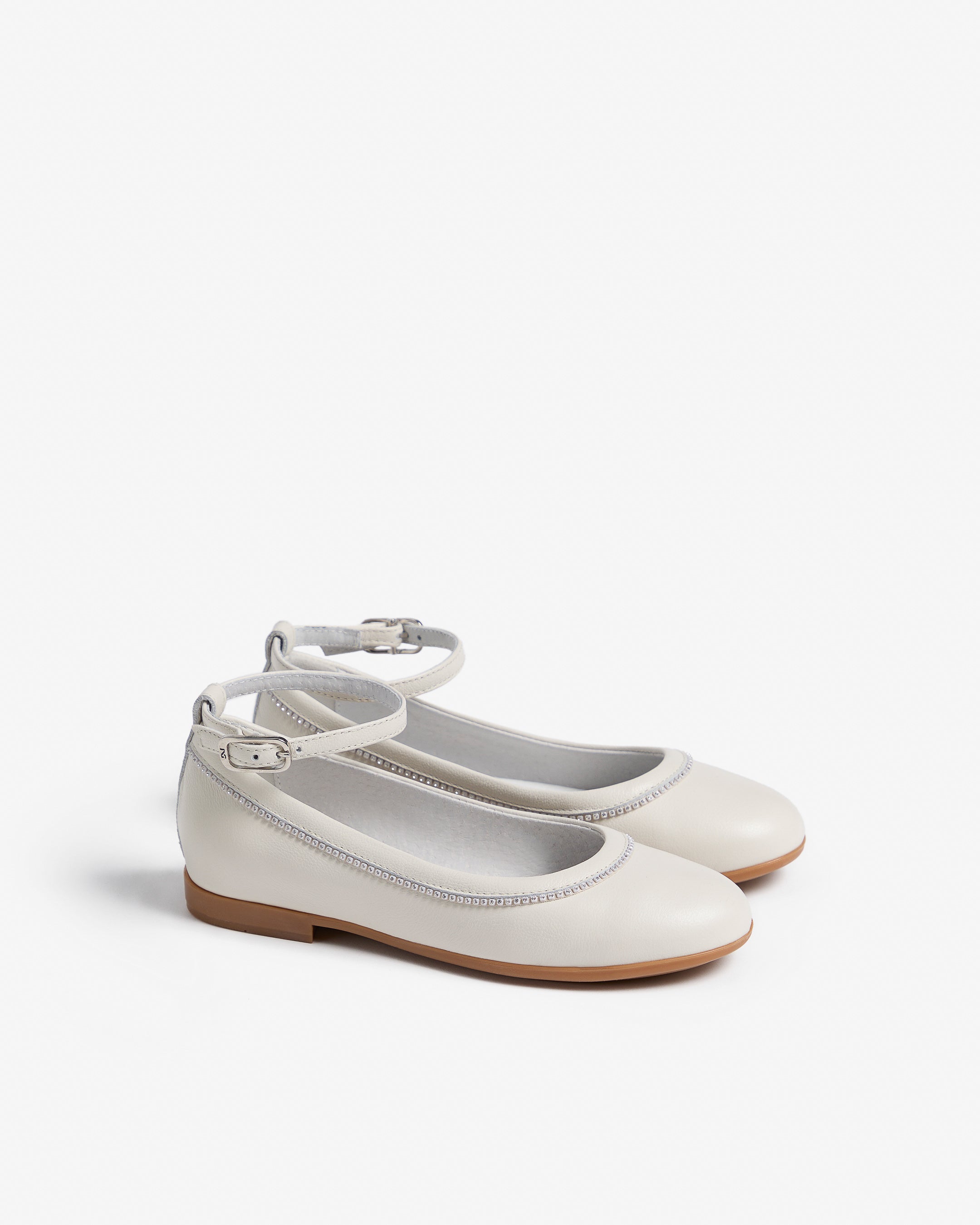 Кожаные балетки для девочек-подростков