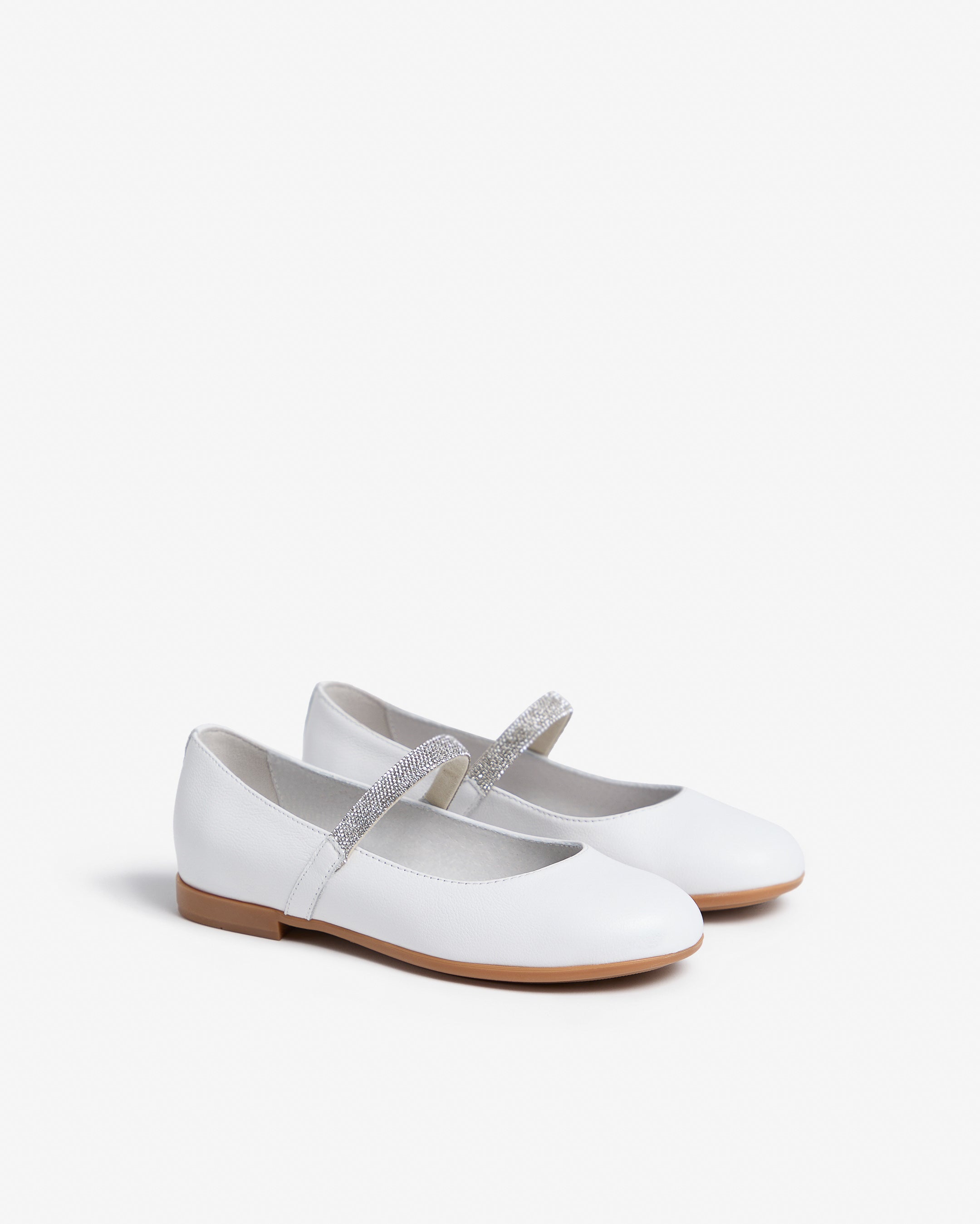 Teen Girls’ Leather Ballerina Shoes