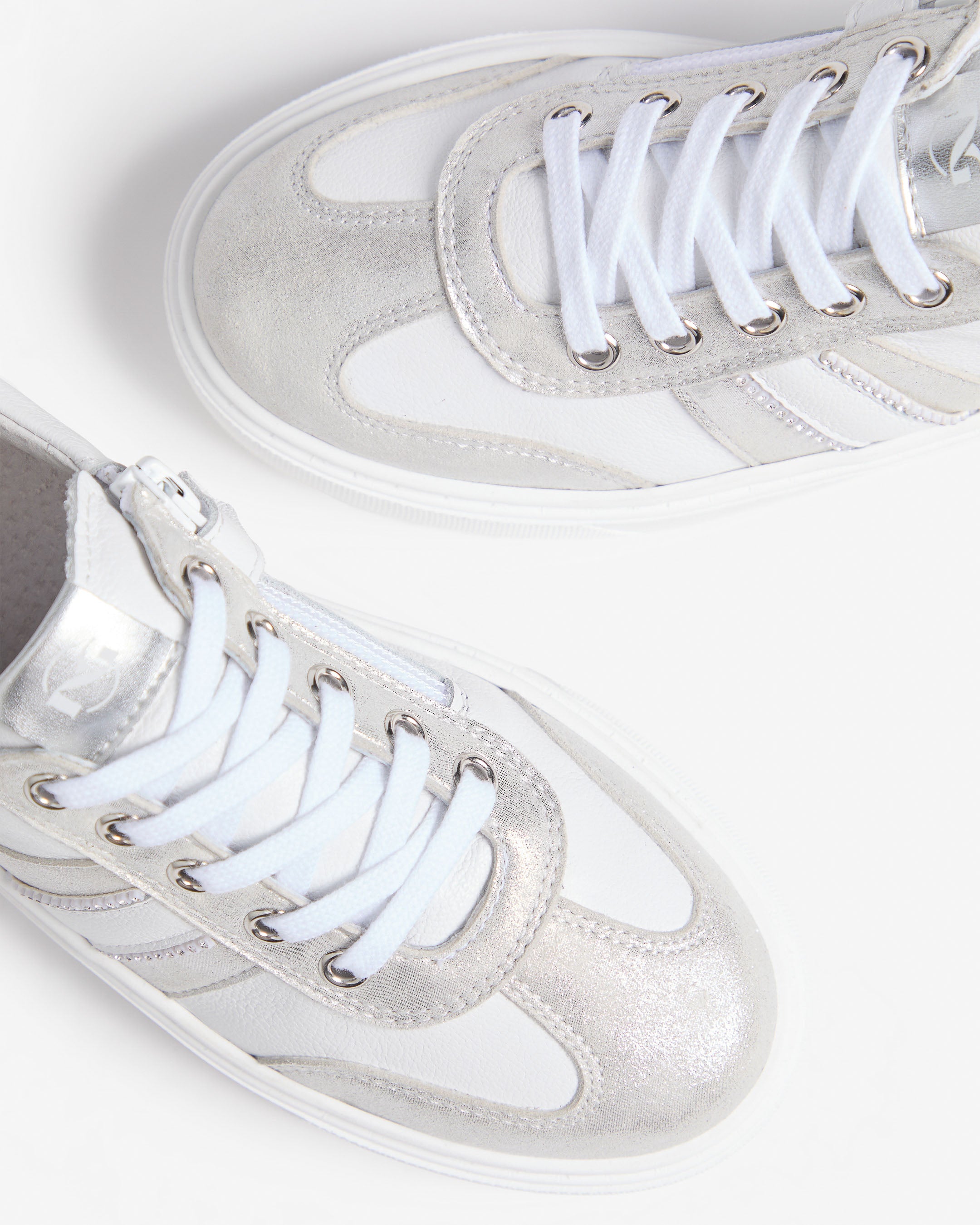 Sneakers Teen pour Fille en Cuir et Matière Technique