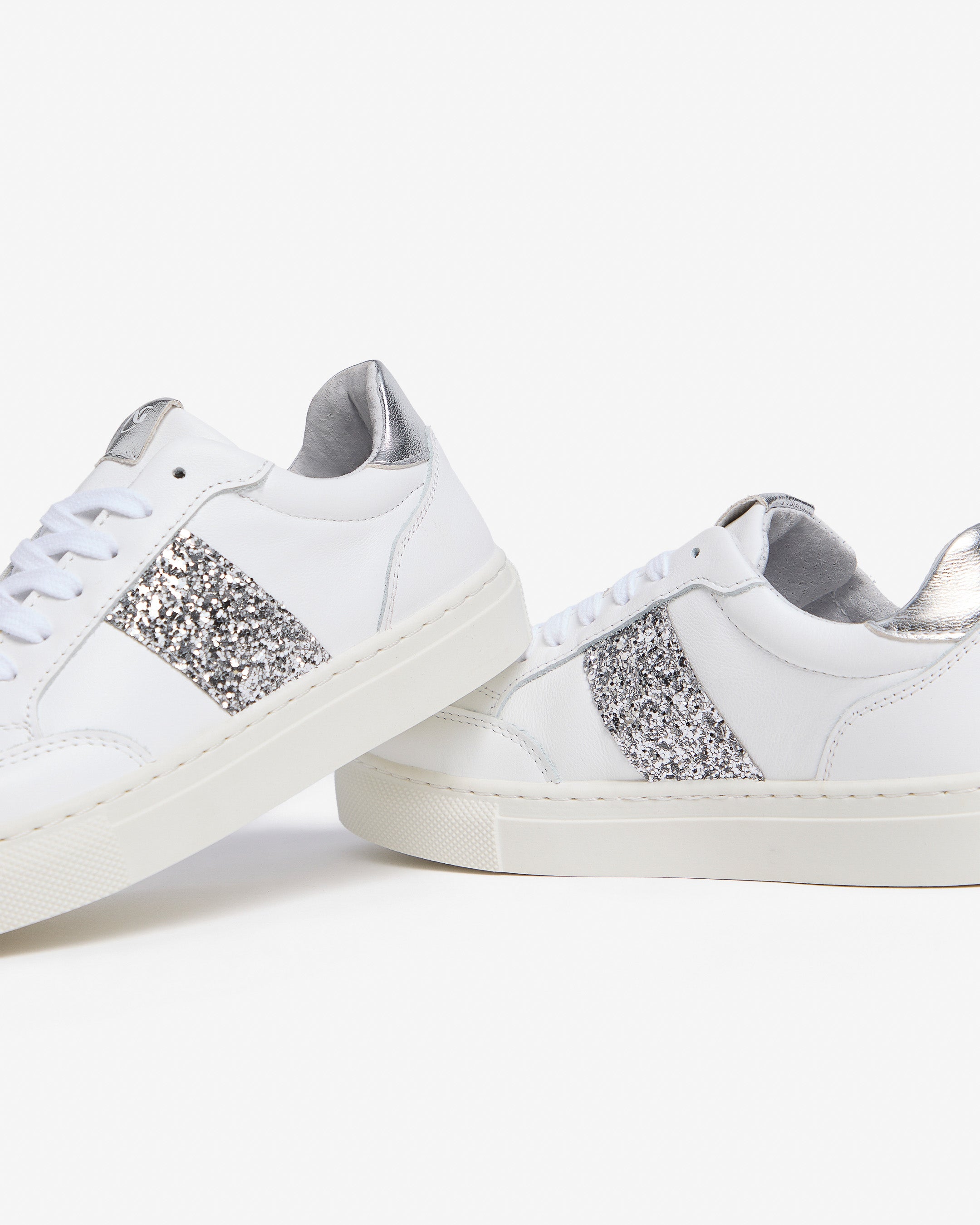 Sneakers Teen pour Fille en Cuir et Matière Technique