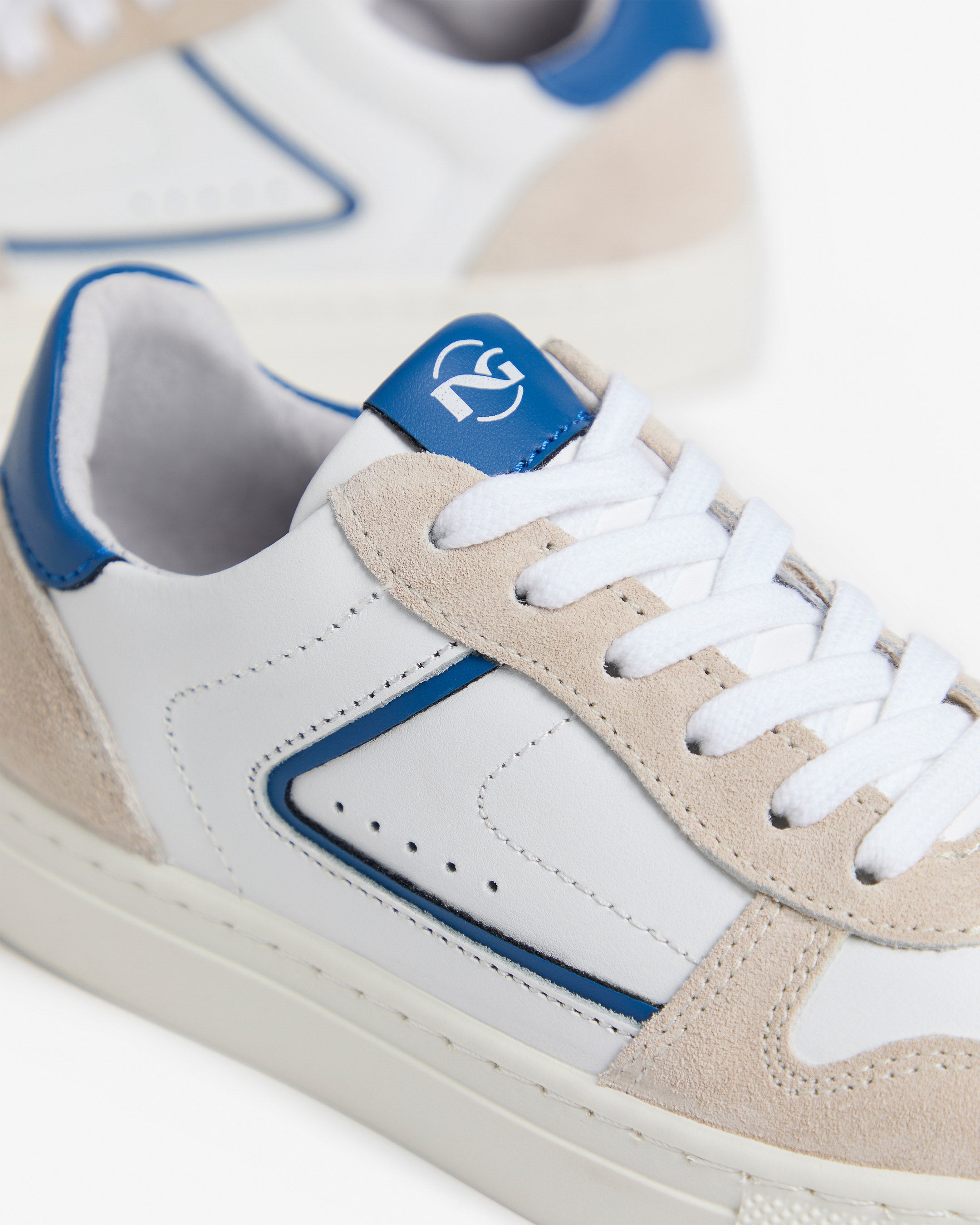 Sneakers Teen pour Garçon en Cuir Velours et Matière Technique