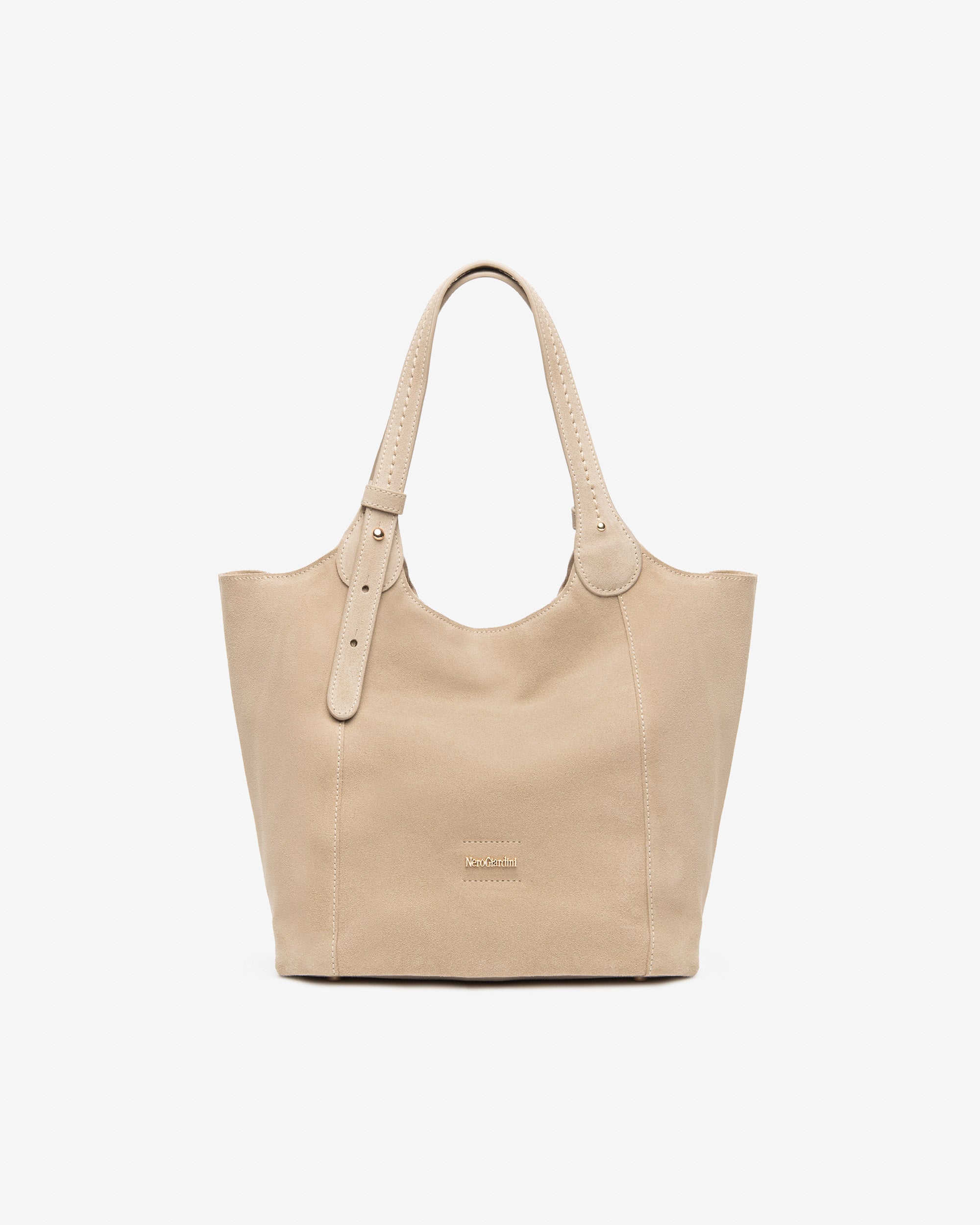 Schultertasche für Damen aus Wildleder