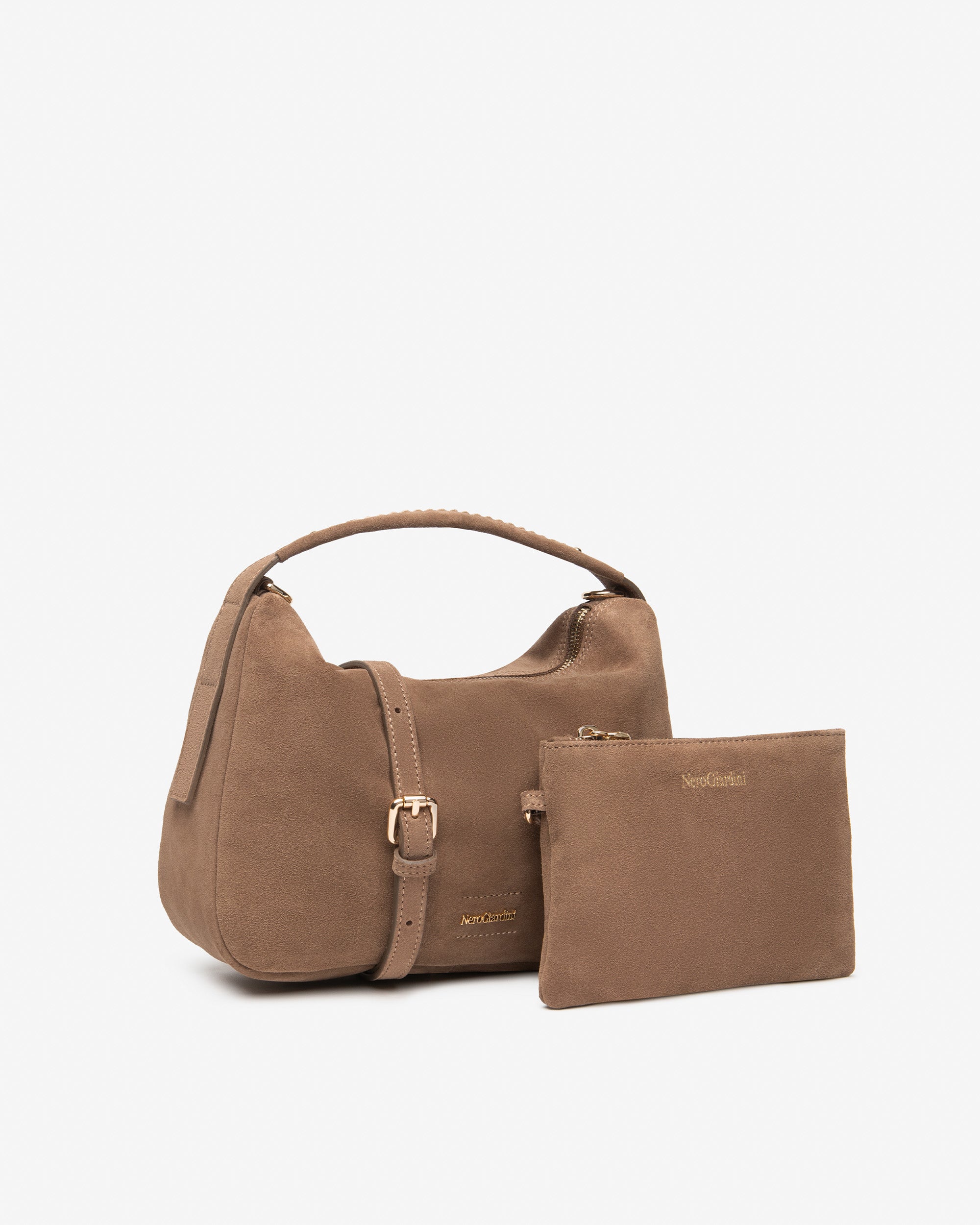 Besace pour Femme en Cuir Velours