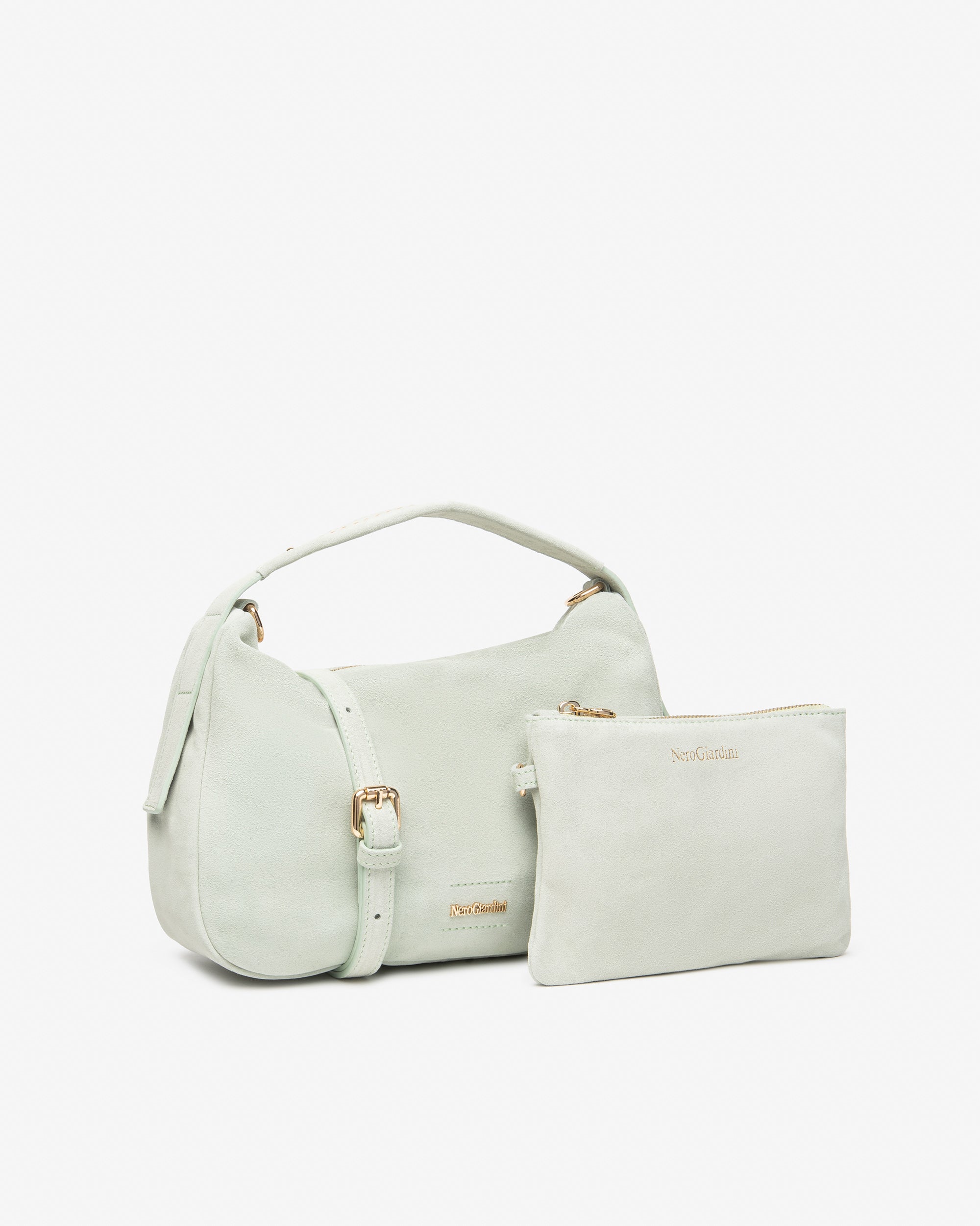 Besace pour Femme en Cuir Velours