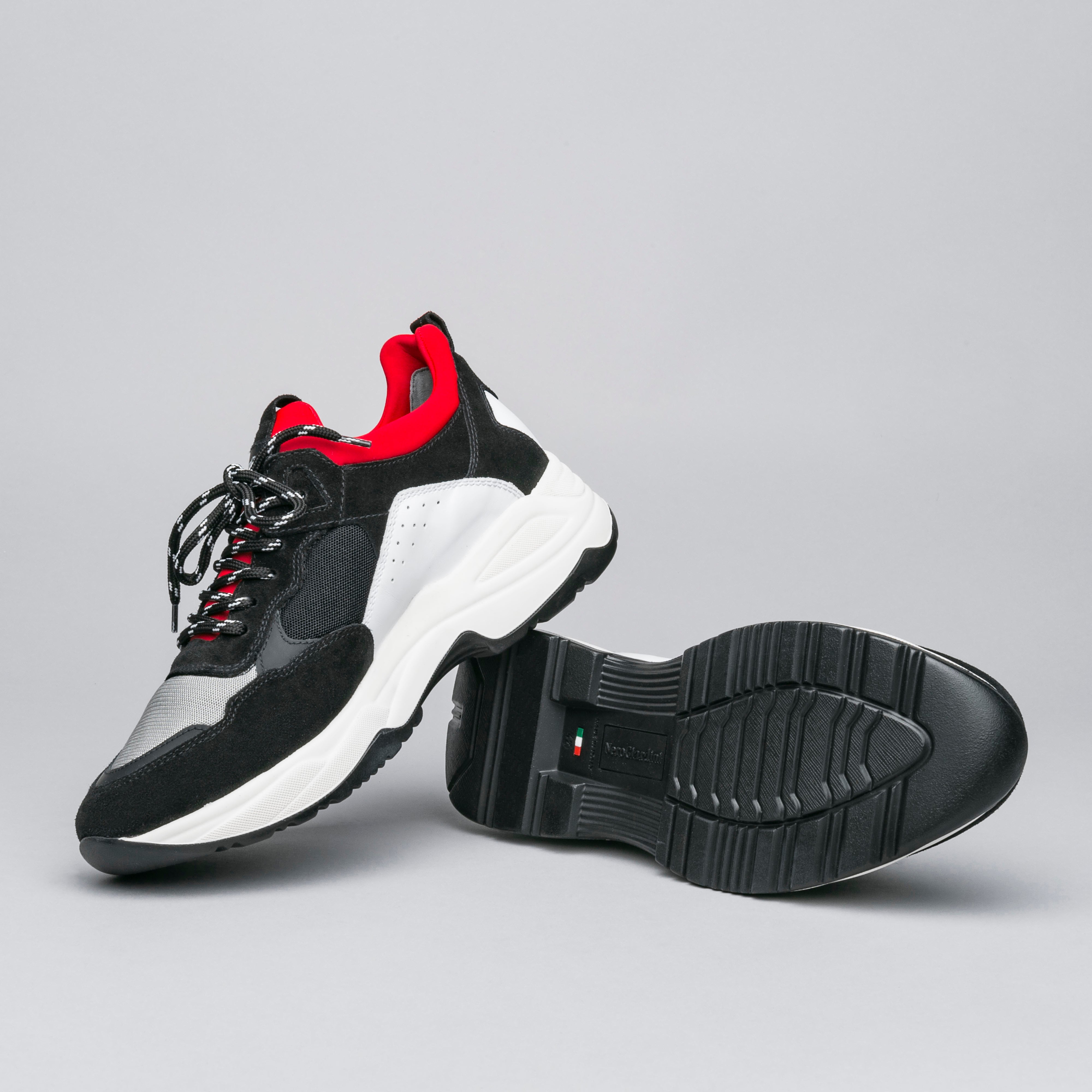 Sneakers Uomo in Pelle e Camoscio