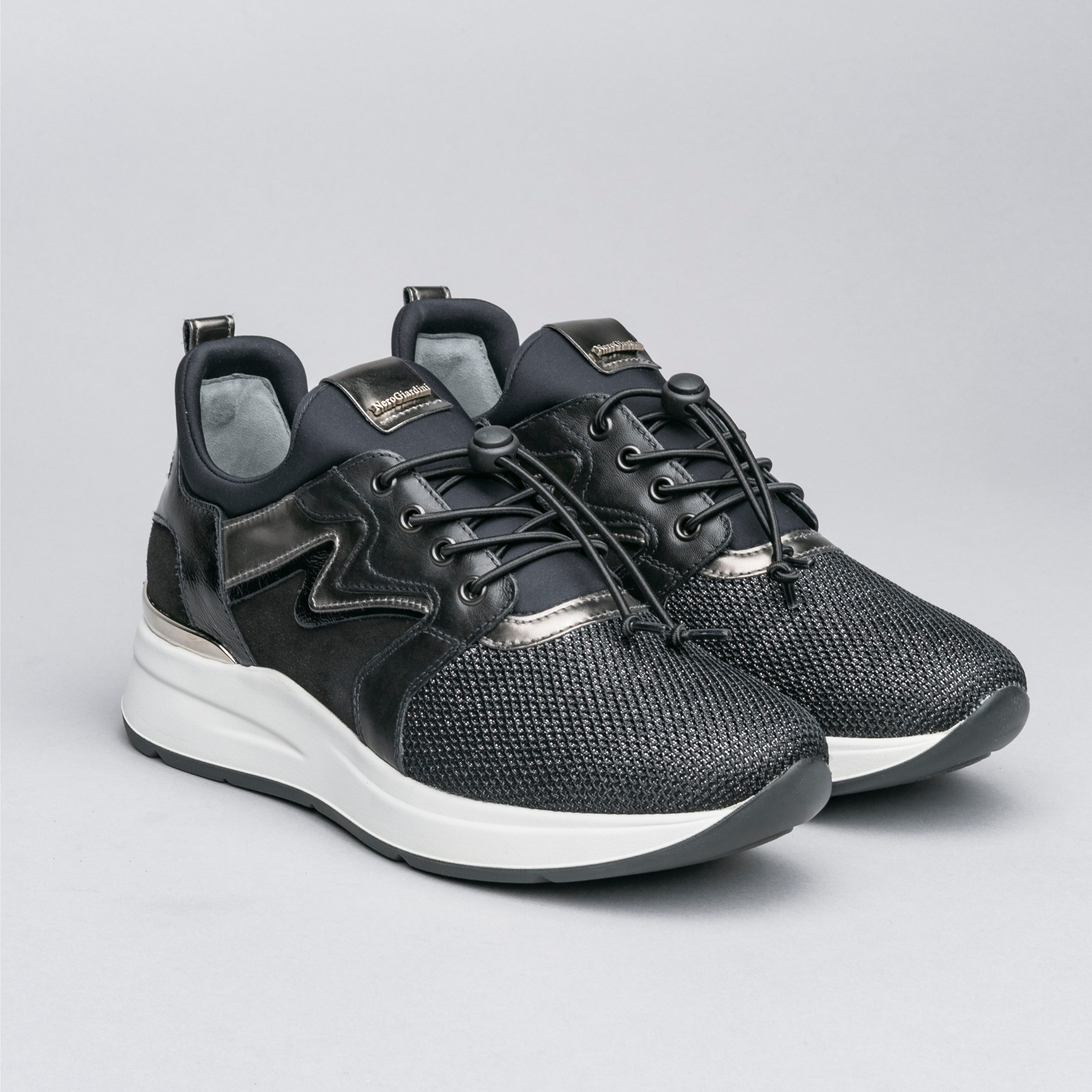 Sneakers Donna in Pelle e Tela