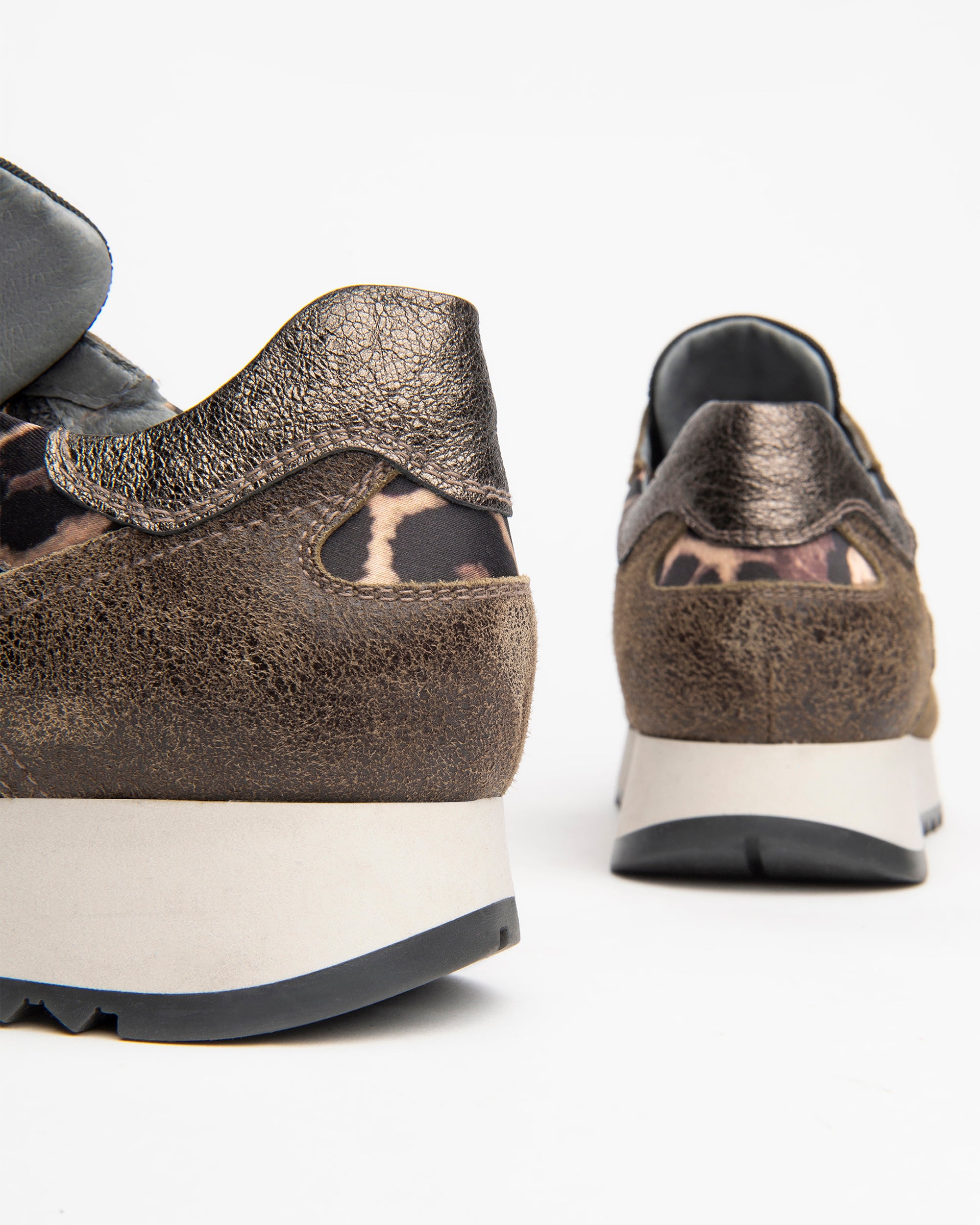 Women’s Suede and Patent Leather Sneakers