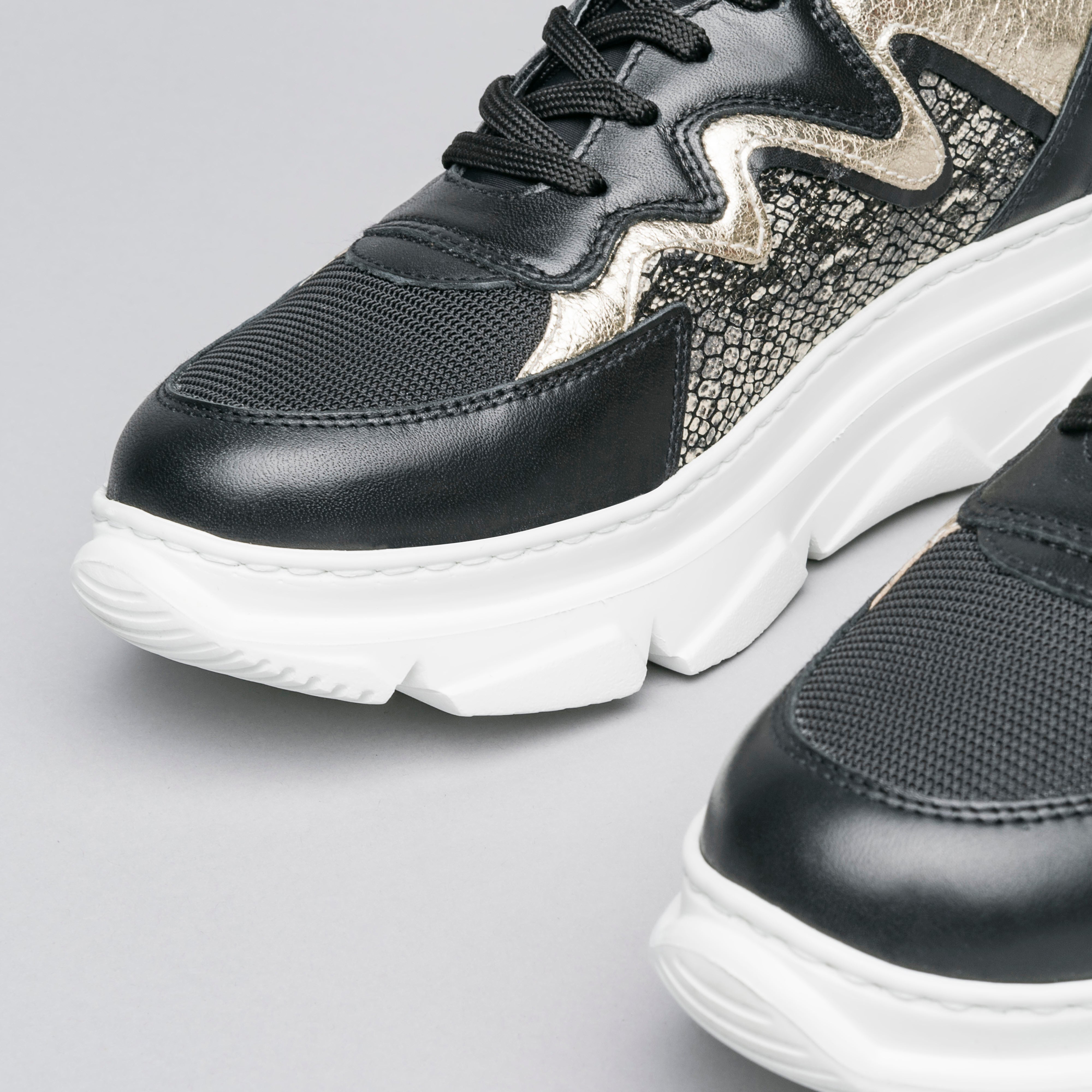Sneakers Donna in Pelle e Materiale Tecnico