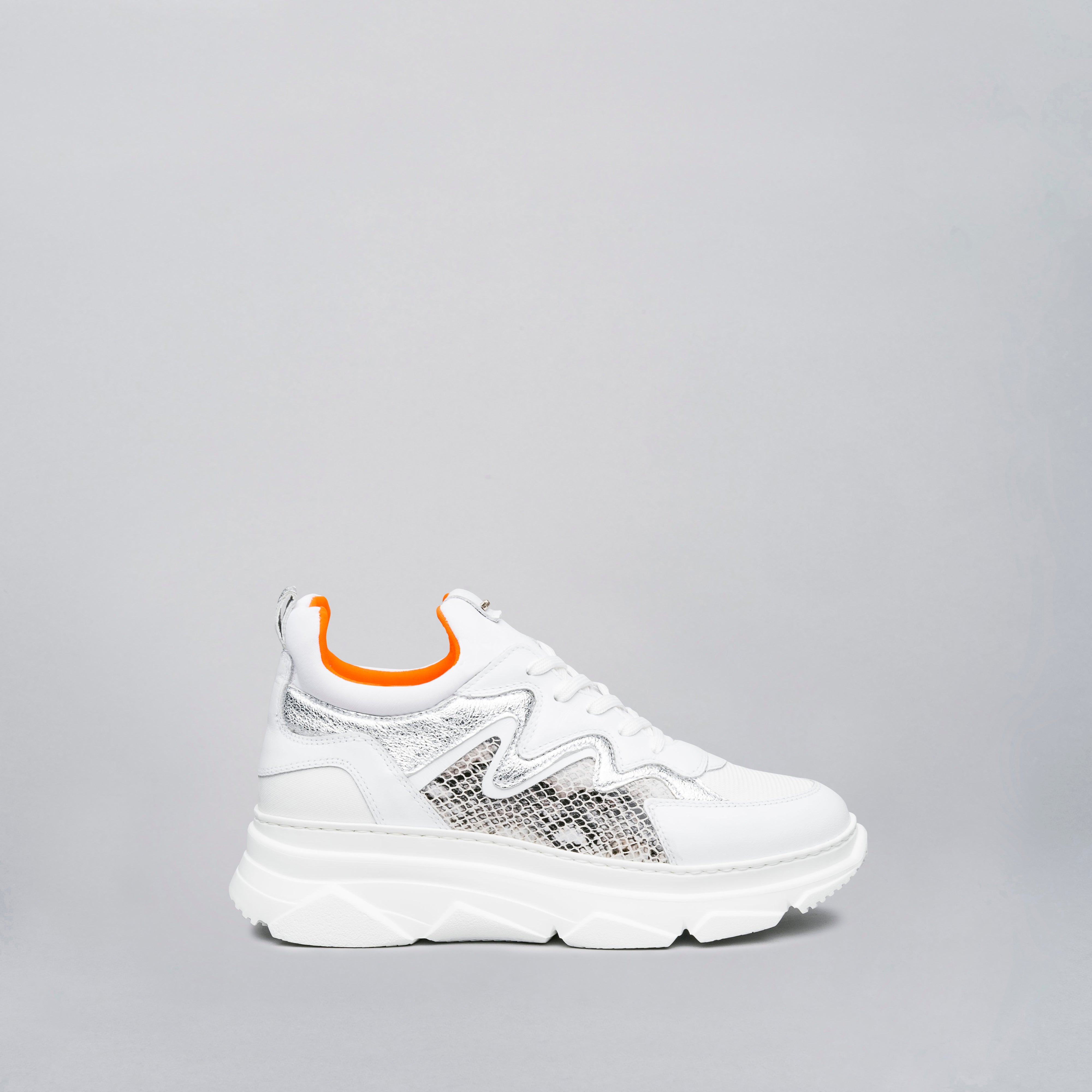 Sneakers Donna in Pelle e Materiale Tecnico