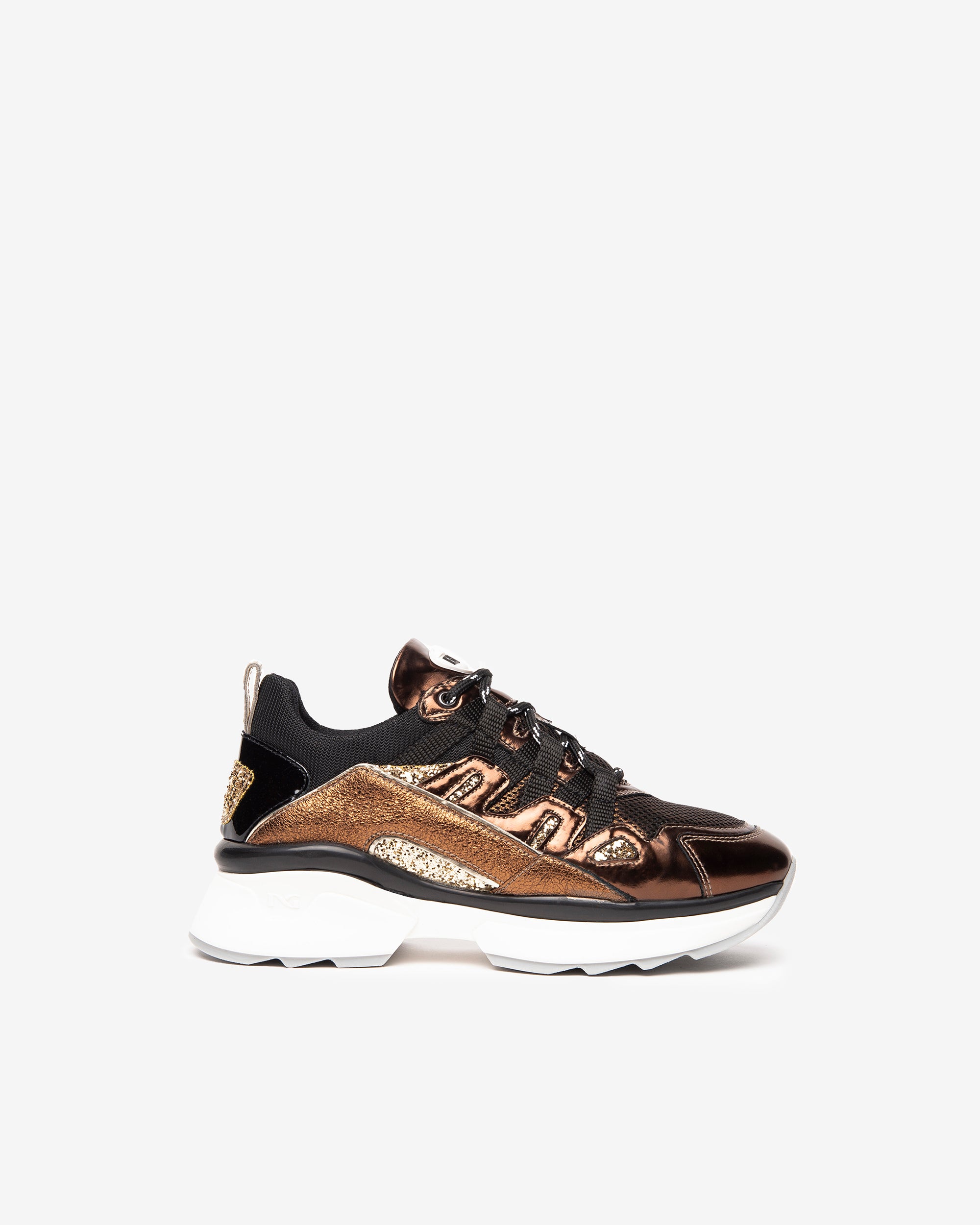 Sneakers Donna in Pelle e Materiale Tecnico